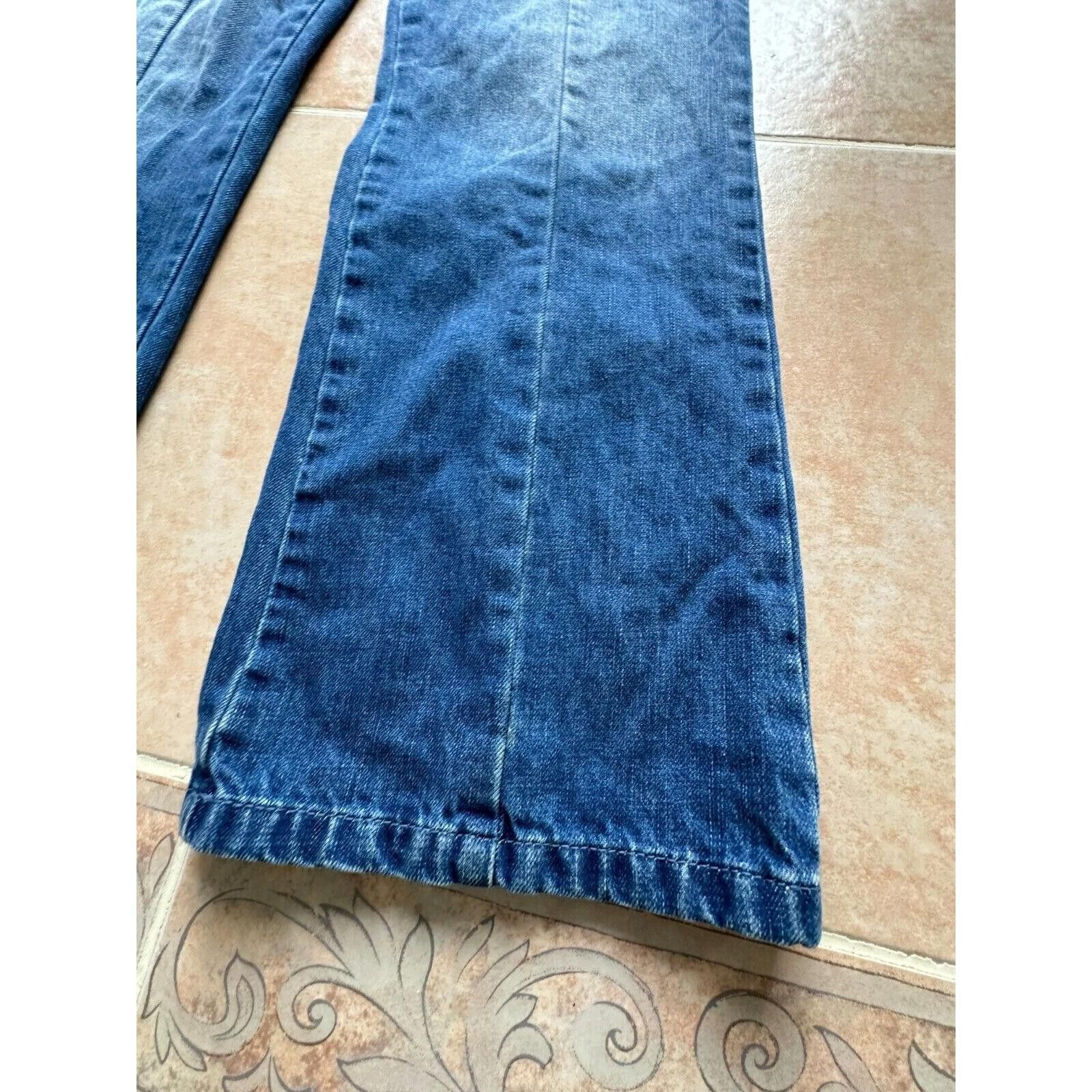 Designer ULLA JOHNSON Alex Jeans Size 6 Lace up Blue Size 28" / US 6 / IT 42 - 5 Thumbnail