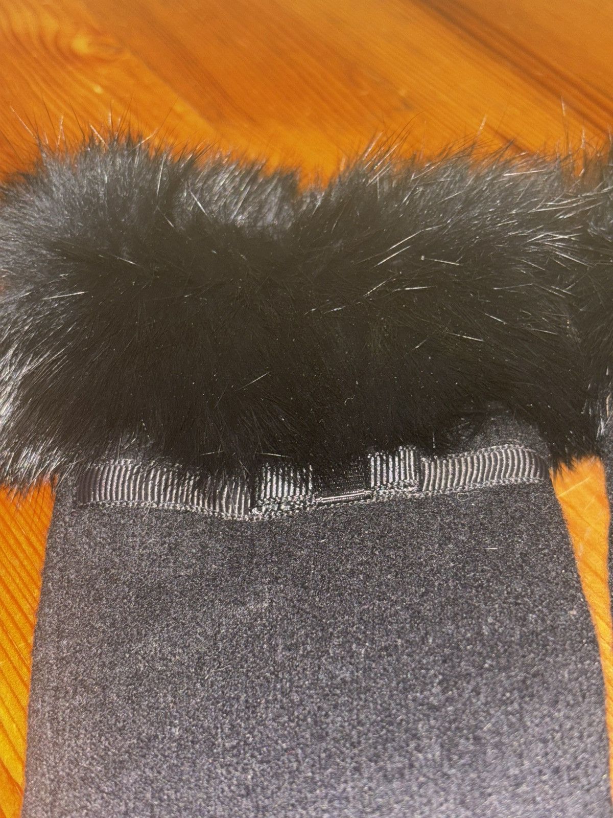 Other Women’s black fur gloves0235 Size ONE SIZE - 4 Thumbnail