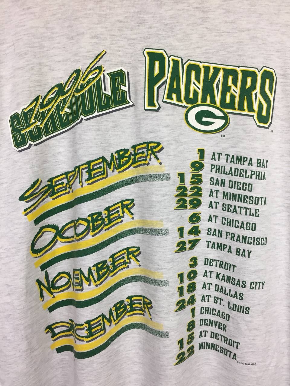NFL Vtg 1996 Green Bay Packers NFL American Sport Tee Size US XL / EU 56 / 4 - 17 Thumbnail