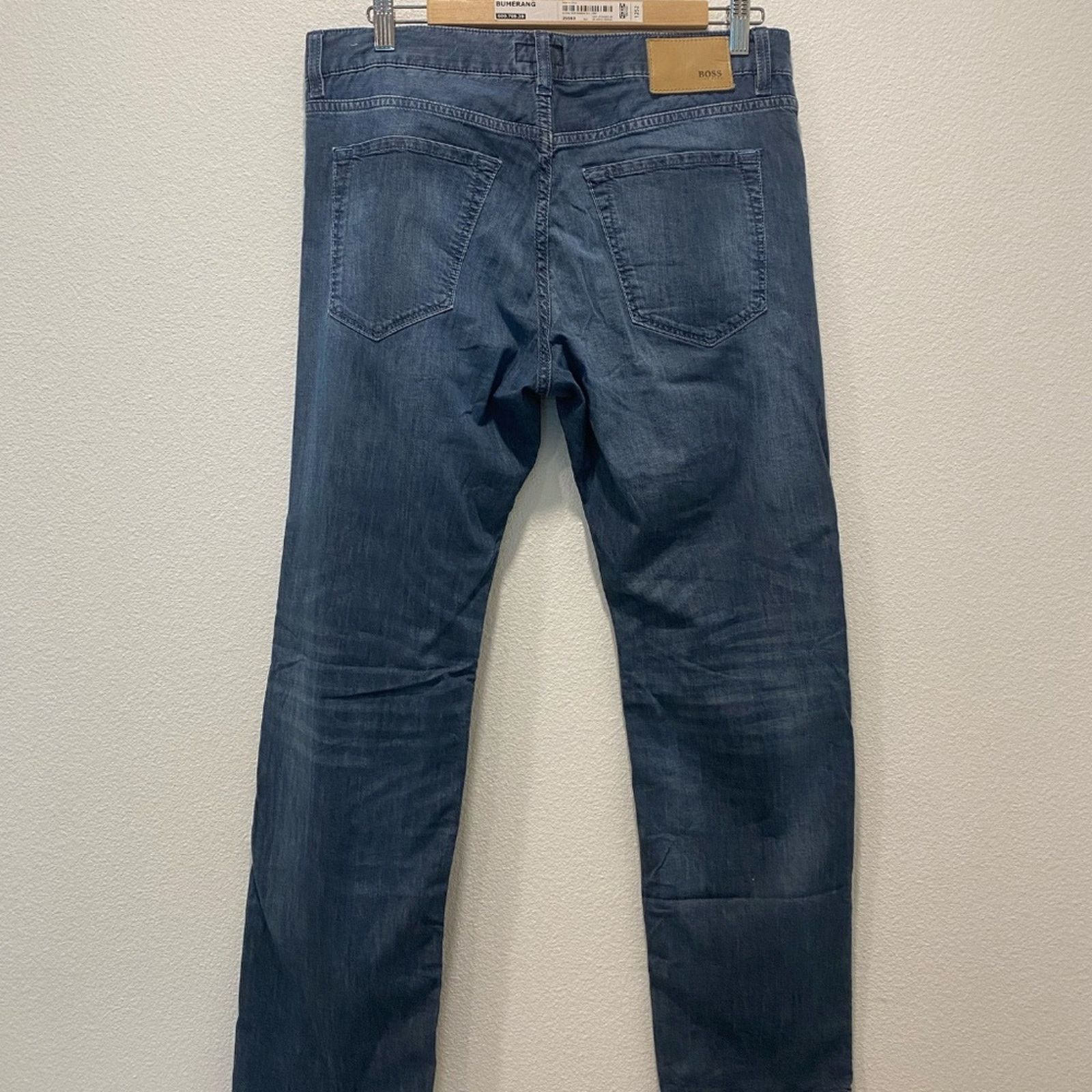 Hugo Boss Hugo Boss Men's Slim Straight Stretch Jeans - 30x32 Size US 30 / EU 46 - 5 Thumbnail
