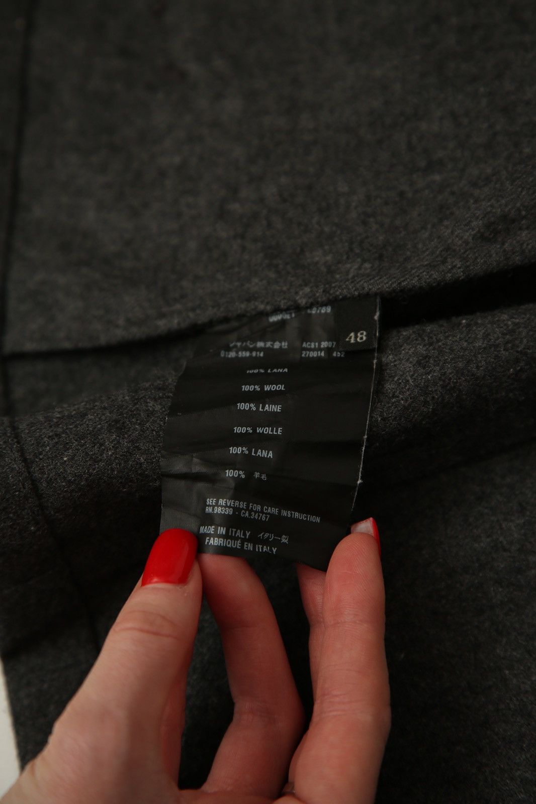 Prada × Vintage Vintage Prada women wool coat grey Size M / US 6-8 / IT 42-44 - 7 Thumbnail