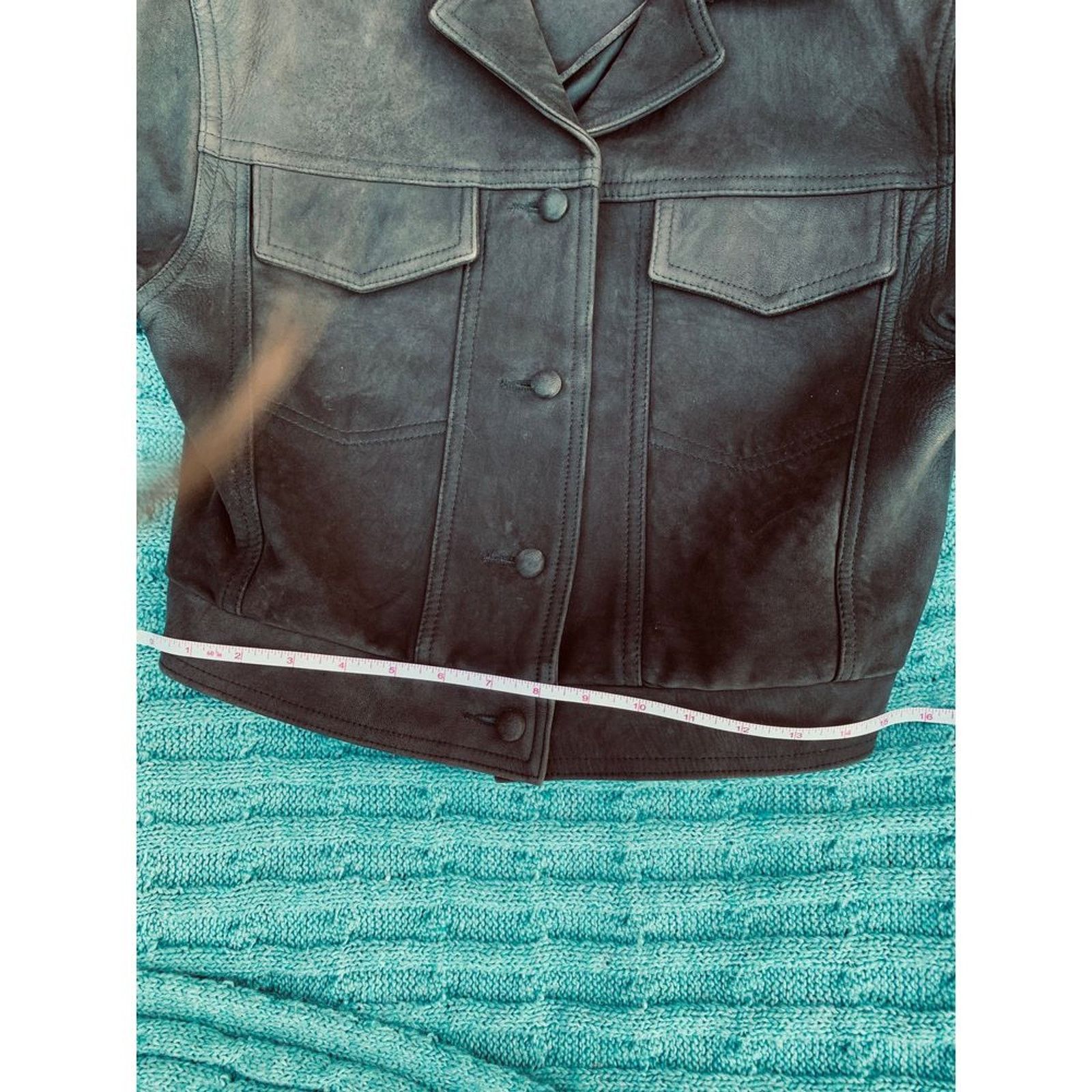 Other VINTAGE BILLY MARTIN LEATHER BOMBER JACKET BEADED PATCHES Size S / US 4 / IT 40 - 9 Thumbnail