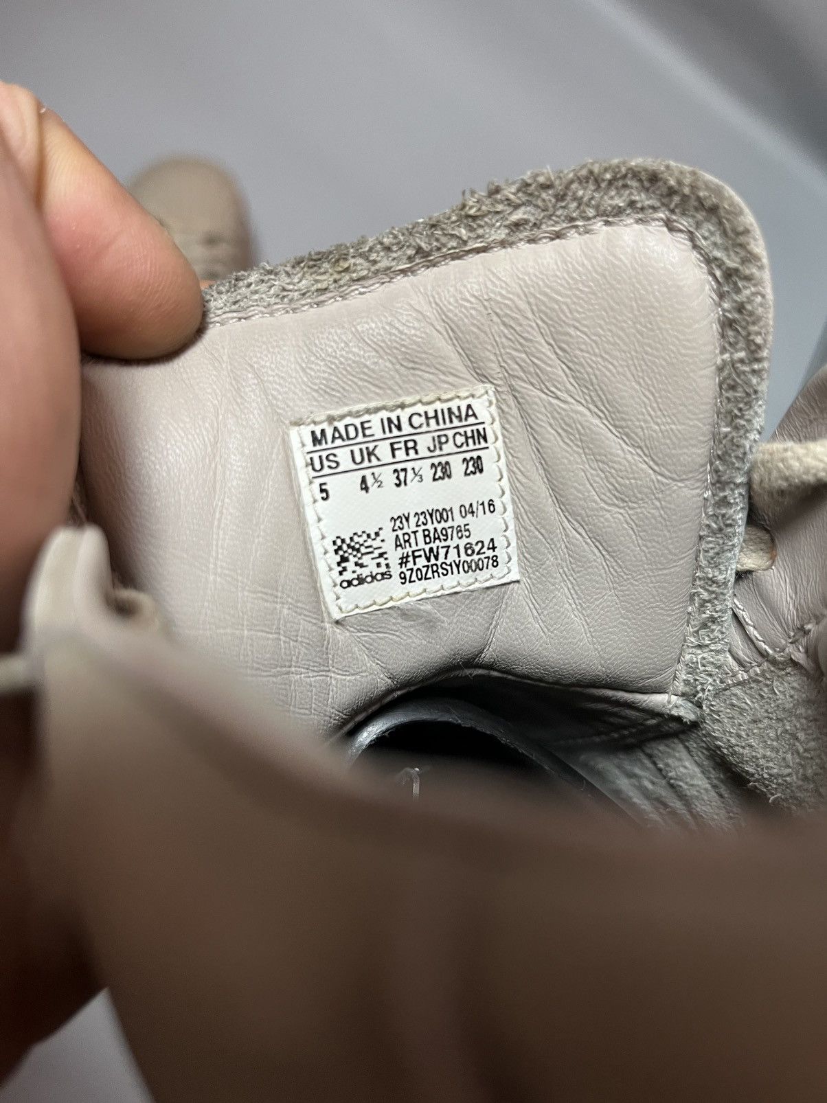 Adidas × Rick Owens Adidas x Rick Owens AW16 Mastodon Pro Model “pearl” sneaker Size US 6 / IT 36 - 8 Thumbnail