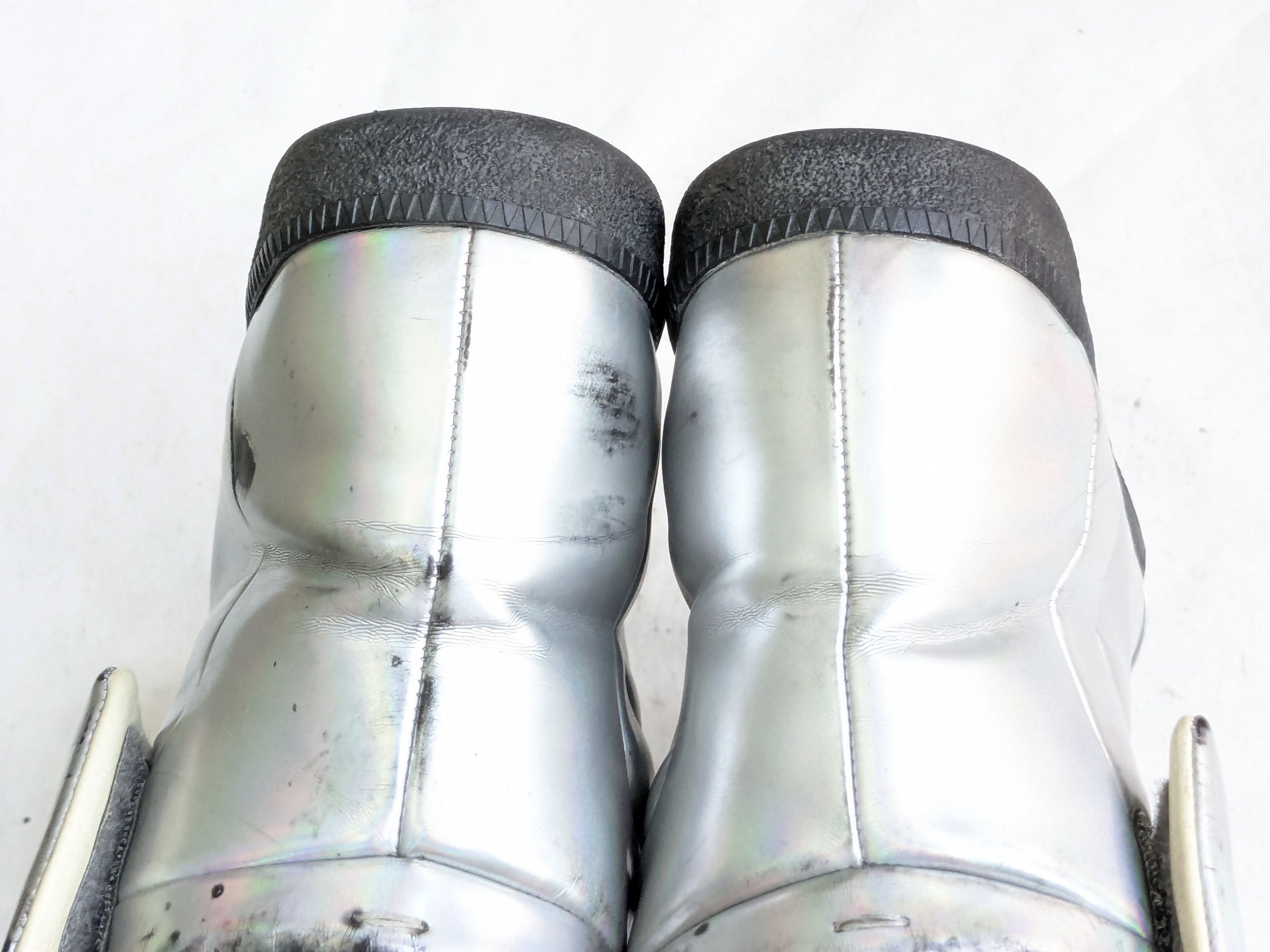 Maison Margiela Maison Margiela Future Silver Black 11 44 Leather High Tops Size US 11 / EU 44 - 19 Thumbnail