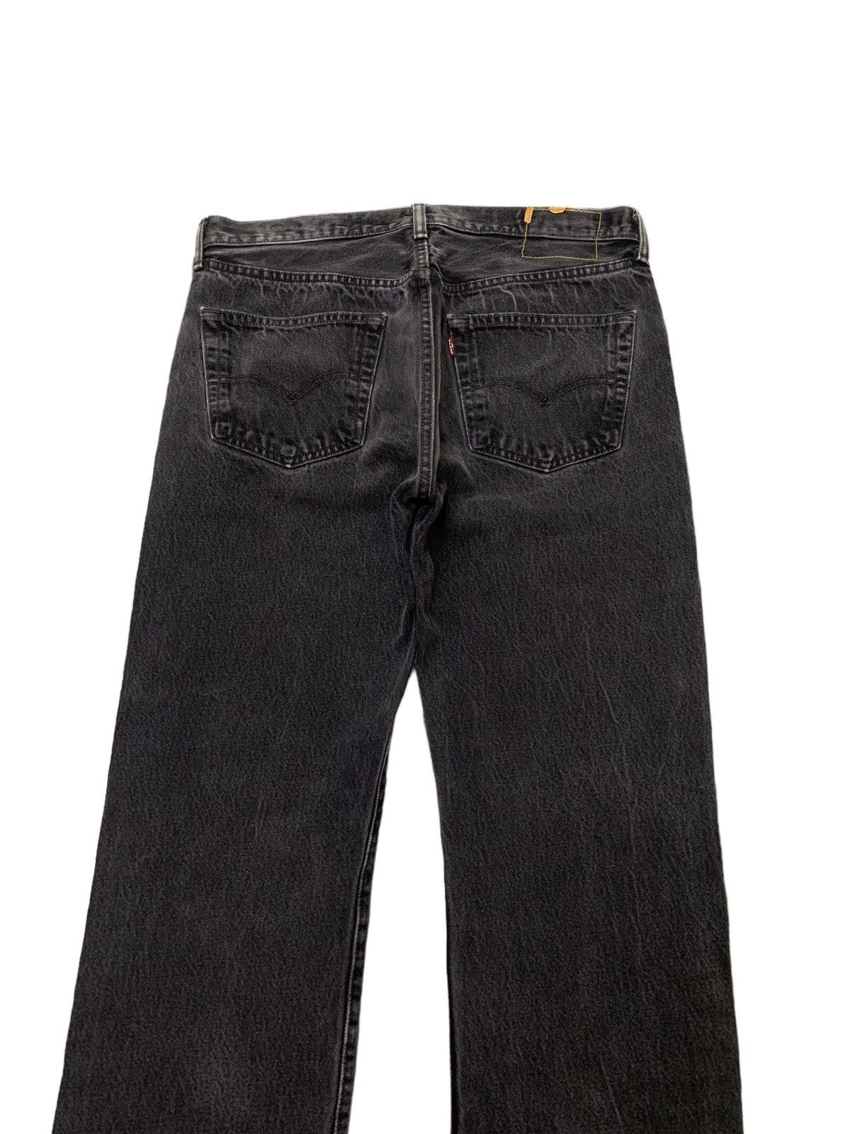 LVC × Levi's × Vintage Vintage Levis 501 faded super black distressed jeans pants Size US 34 / EU 50 - 7 Thumbnail
