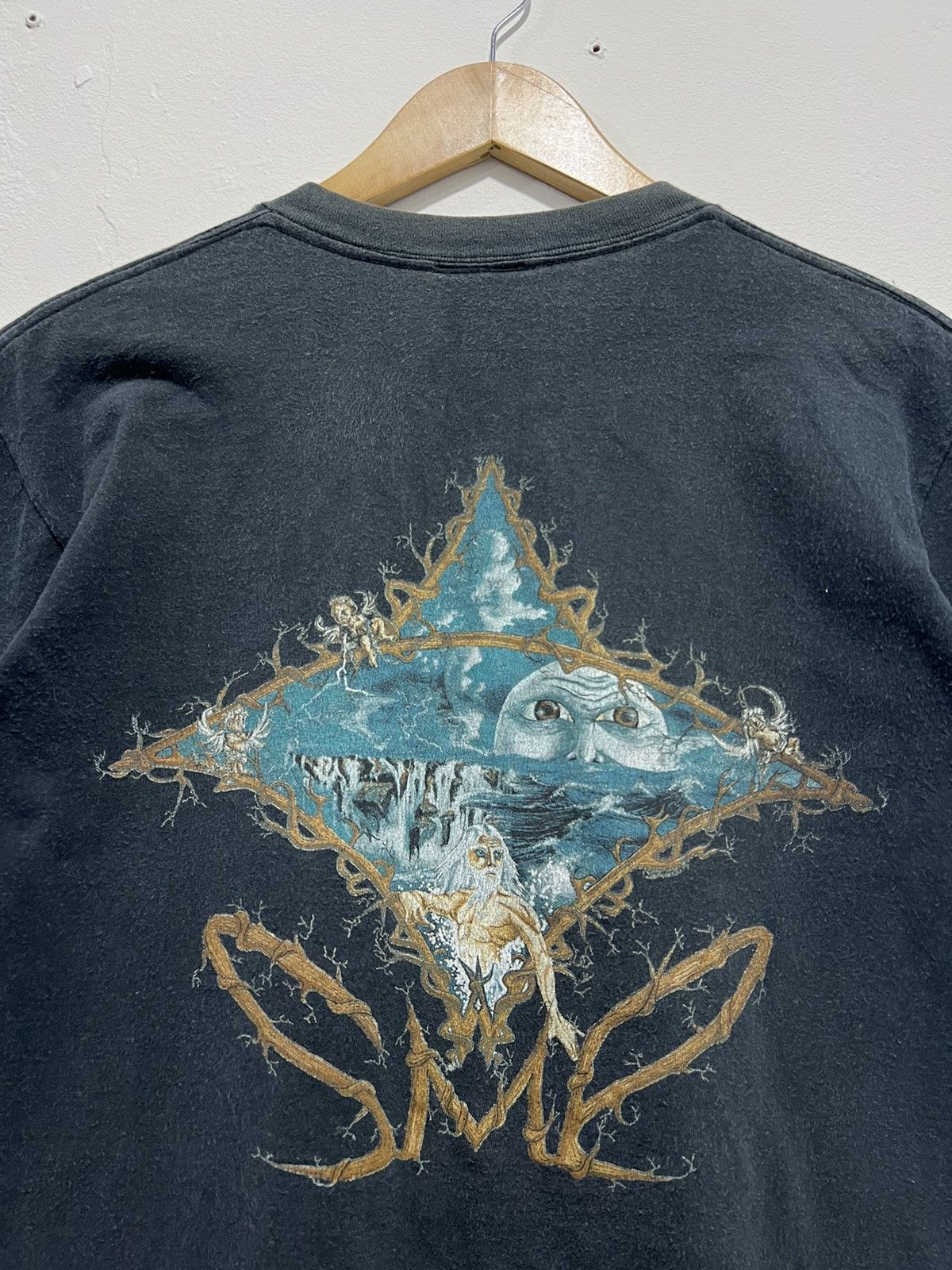 Vintage Vintage 90s SMP Skateboards Crazy Backhit Tshirt Size US M / EU 48-50 / 2 - 2 Thumbnail