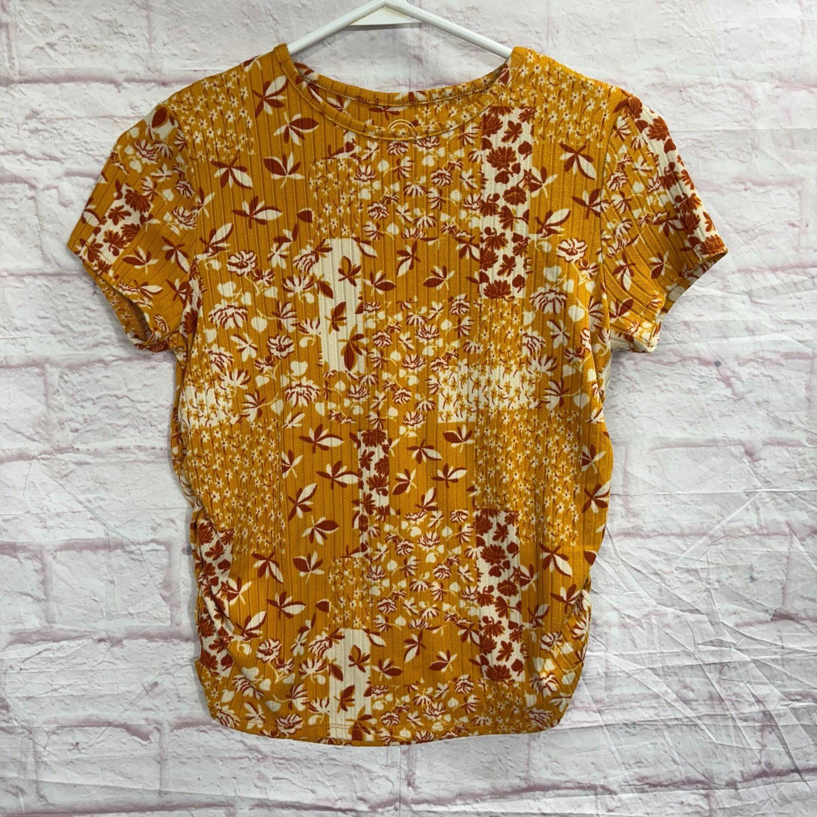Other Wonder Nation Floral Patchwork Short Sleeve Shirt Large Size L / US 10 / IT 46 - 1 Thumbnail