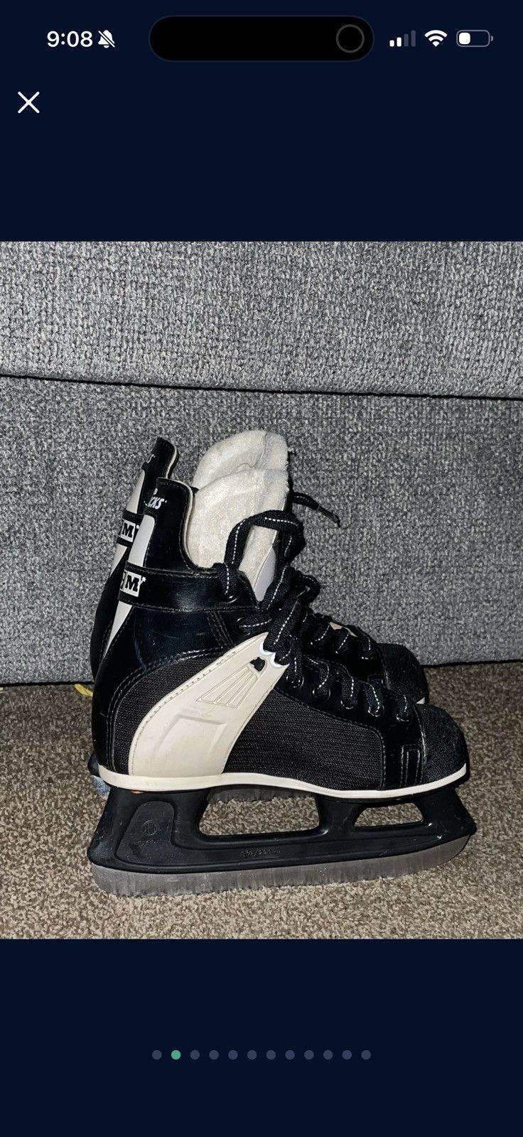 Ccm CCM Tacks SLM2500 Youth Ice Hockey Skates Size 1,1/2 Used Size US 5 / EU 37 - 2 Thumbnail