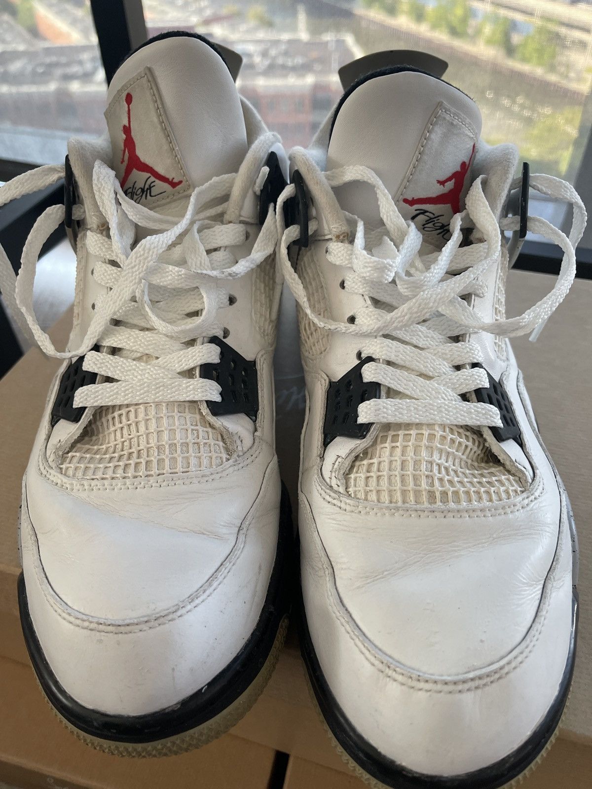 Jordan Brand Air Jordan 4 Retro OG ‘White Cement’ 2016 Size US 13 / EU 46 - 13 Thumbnail