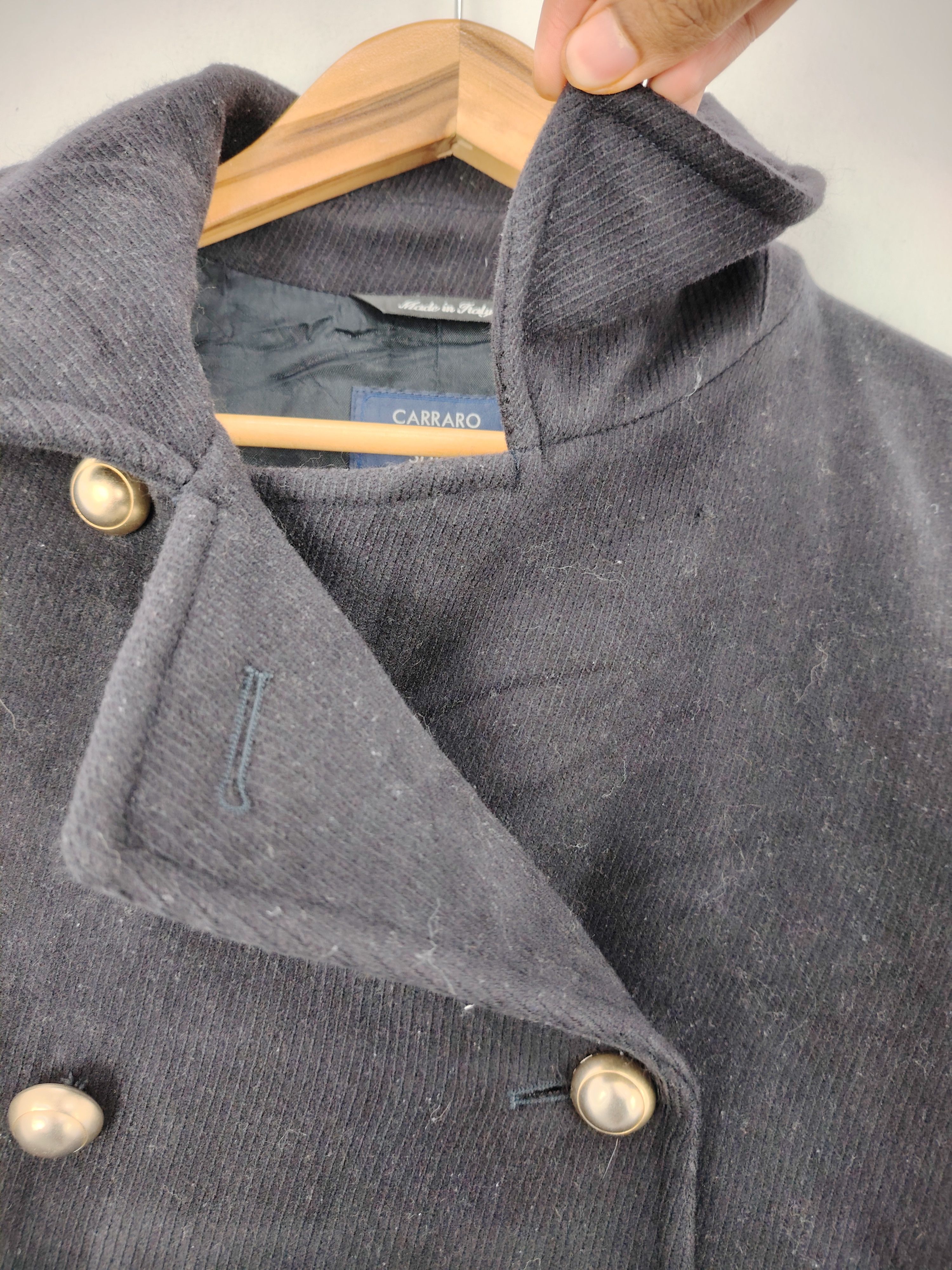 If Six Was Nine Vintage Italian Designer Double Breasted Long Coat MJ0045 Size US S / EU 44-46 / 1 - 13 Thumbnail
