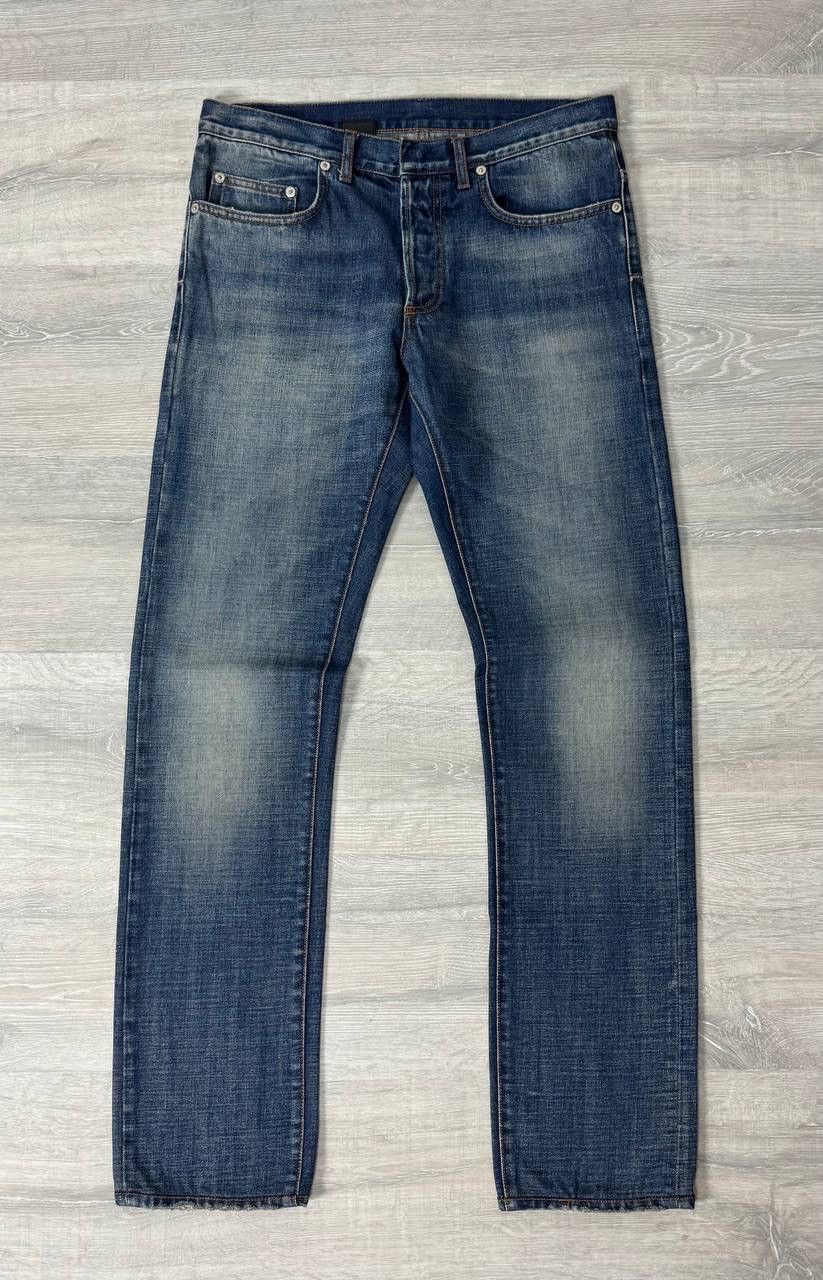 Dior Dior Hedi Slimane Blue Faded Denim Jeans Size US 30 / EU 46 - 1 Thumbnail
