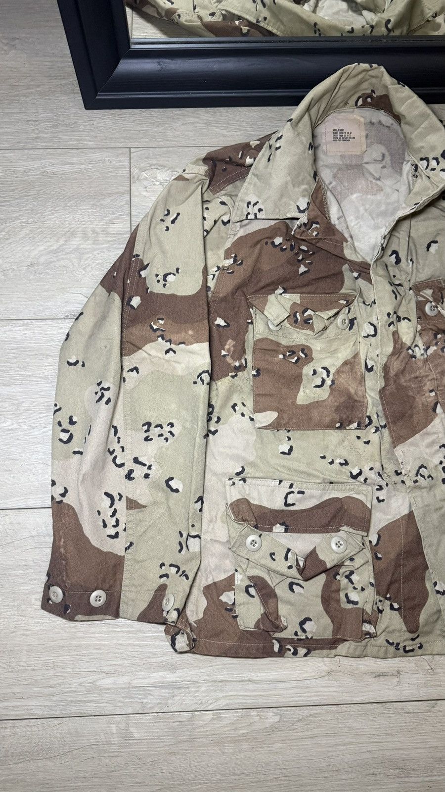 Other Vintage U.S. Army Military Desert Battle DressUniform Jacket Size US S / EU 44-46 / 1 - 2 Thumbnail