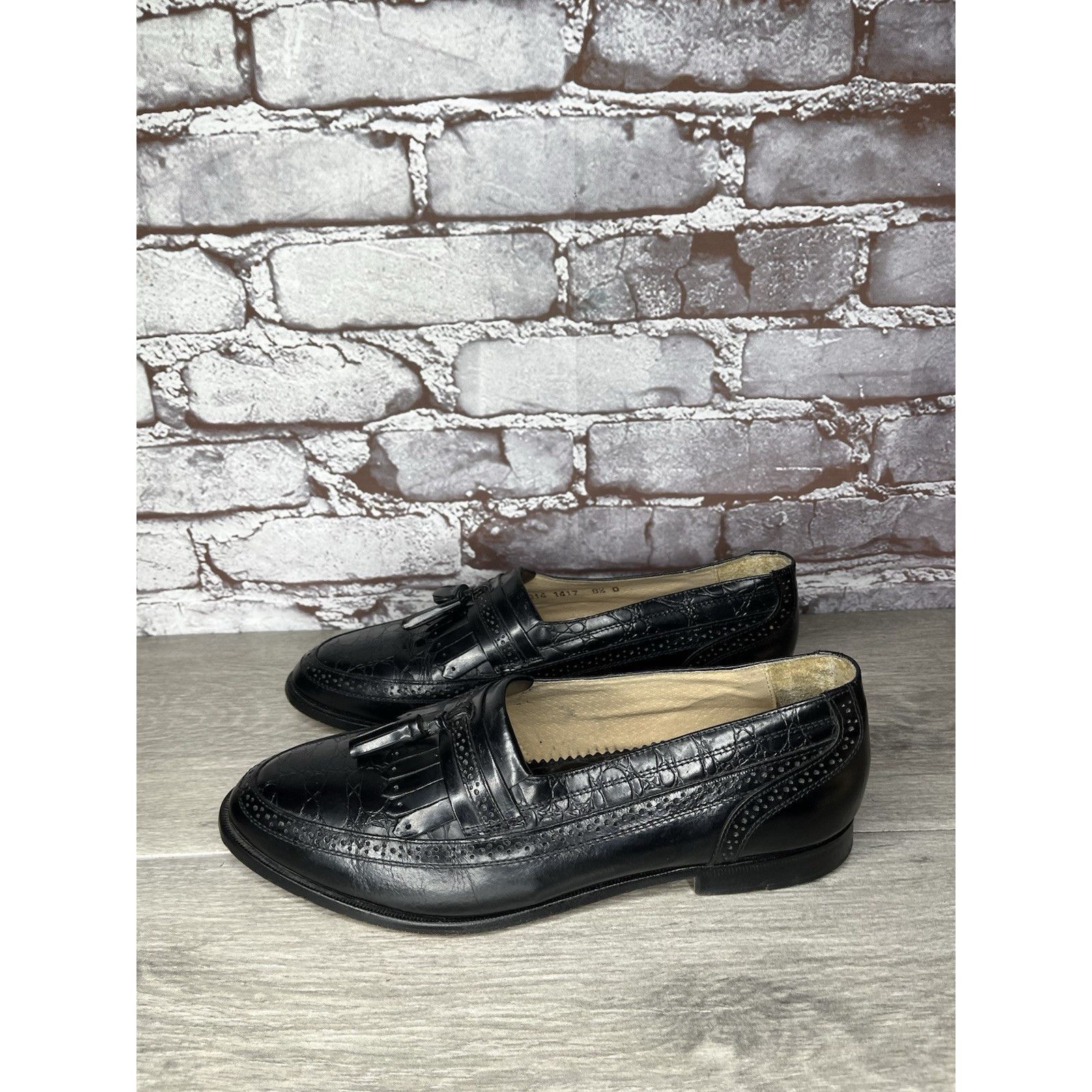 Towncraft Townscraft Black Leather Tassel Loafer Slip On Dress Shoes M Size US 8.5 / EU 41-42 - 3 Thumbnail