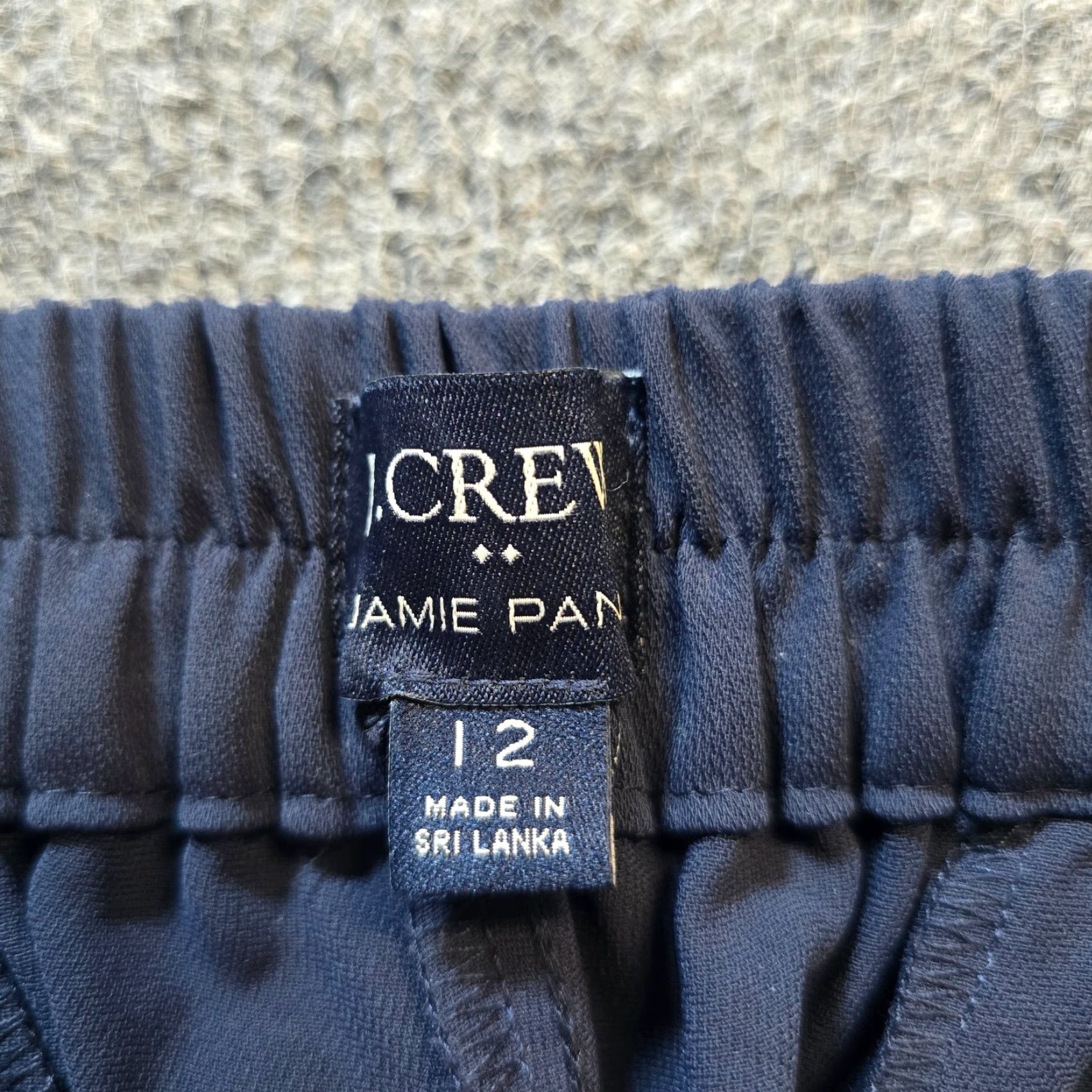 J.Crew J.CREW Pants Womens Size 12 Blue Relaxed Taper Pull On Career Minimal Capsule Dress Pants Size 34" / US 12 / IT 48 - 4 Thumbnail