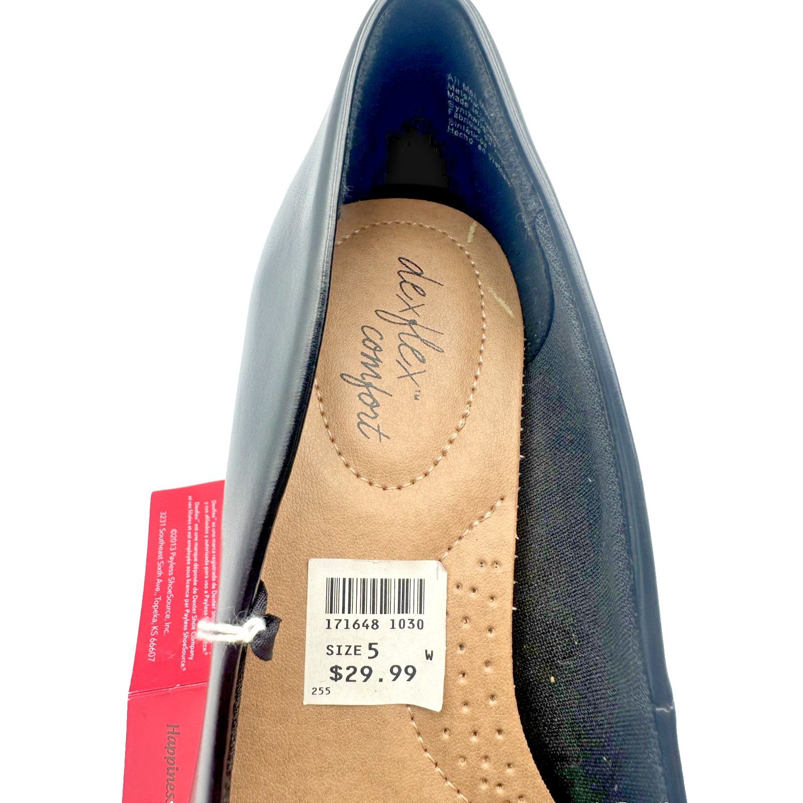 Other Dexflex Comfort Womens Round Toe Pump Heels Black Size: 5w Size US 5 / IT 35 - 4 Thumbnail
