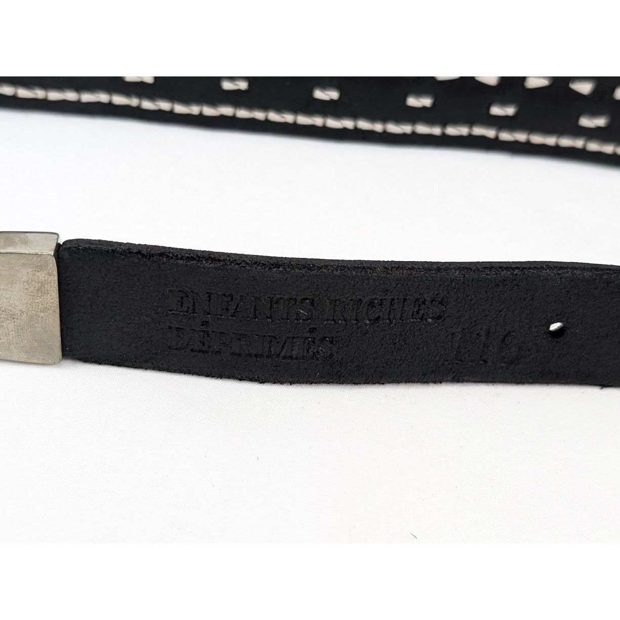 Enfants Riches Deprimes o1rshd1 Q:2 / Size: 110 / Goodbye Franky Belt in Black/Silve Size 44 - 9 Thumbnail
