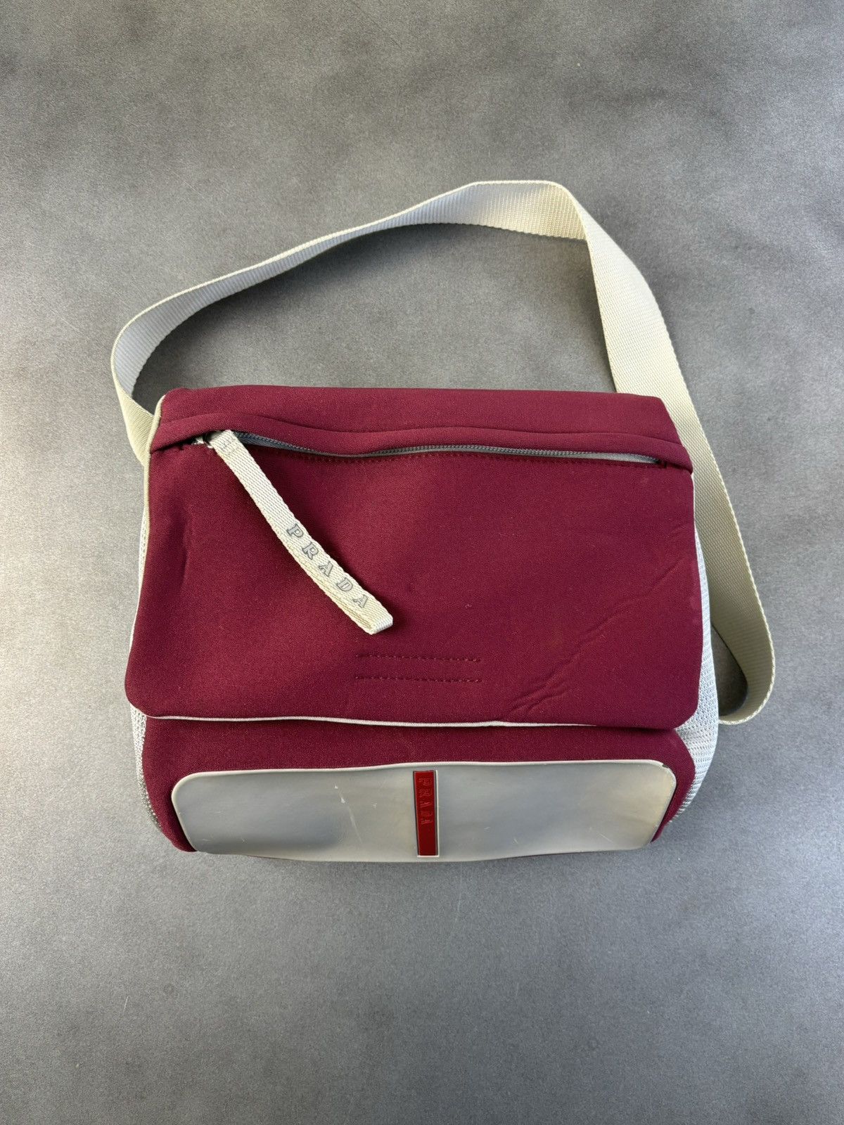 Prada × Vintage S/S 2000 Prada Sport Bag Prada Crossbody Messenger Mesh Line Size ONE SIZE - 22 Thumbnail