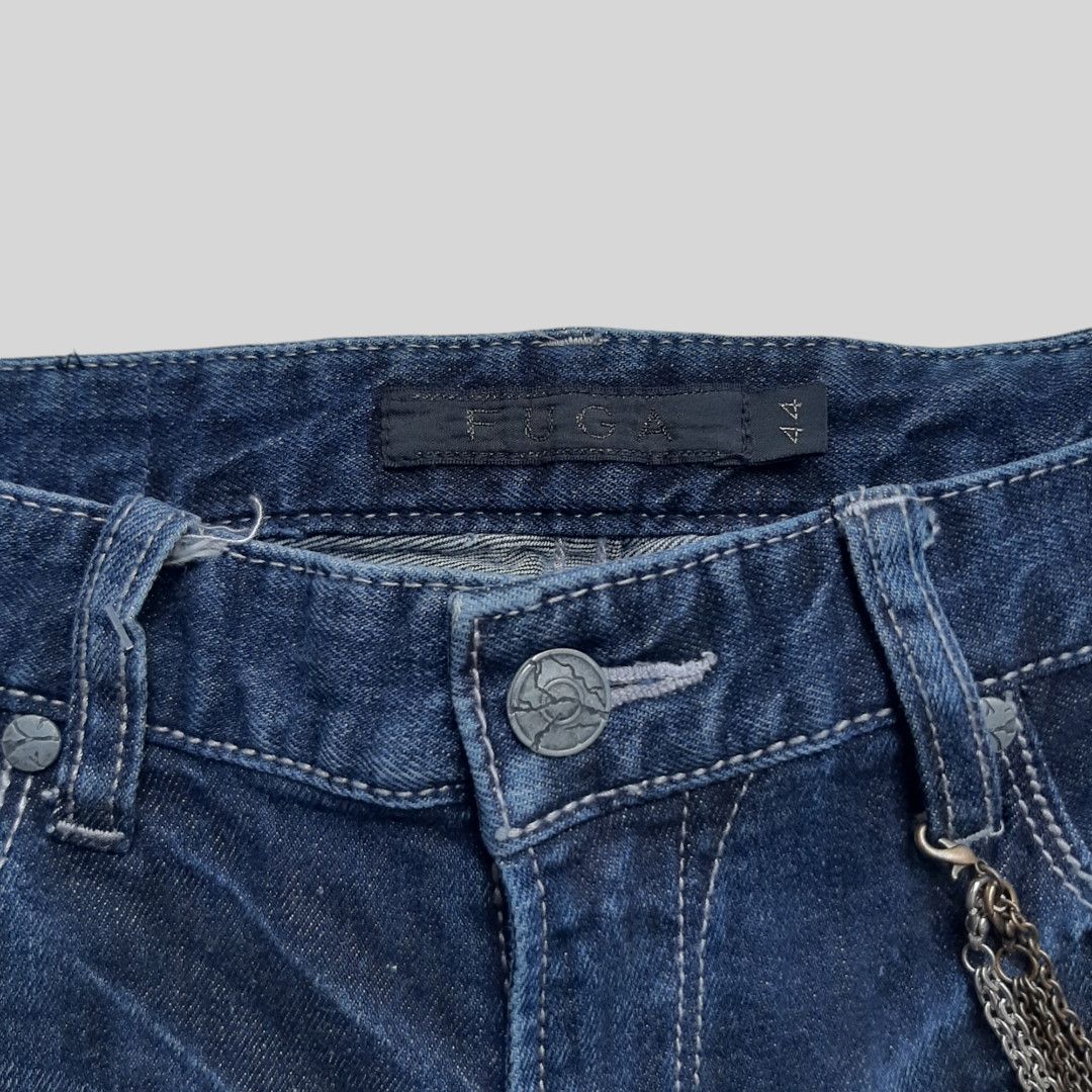 GOSTAR DE FUGA × Le Grande Bleu (L.G.B.) × Tornado Mart Fuga whisker effect wolfcut jean Size US 30 / EU 46 - 5 Thumbnail