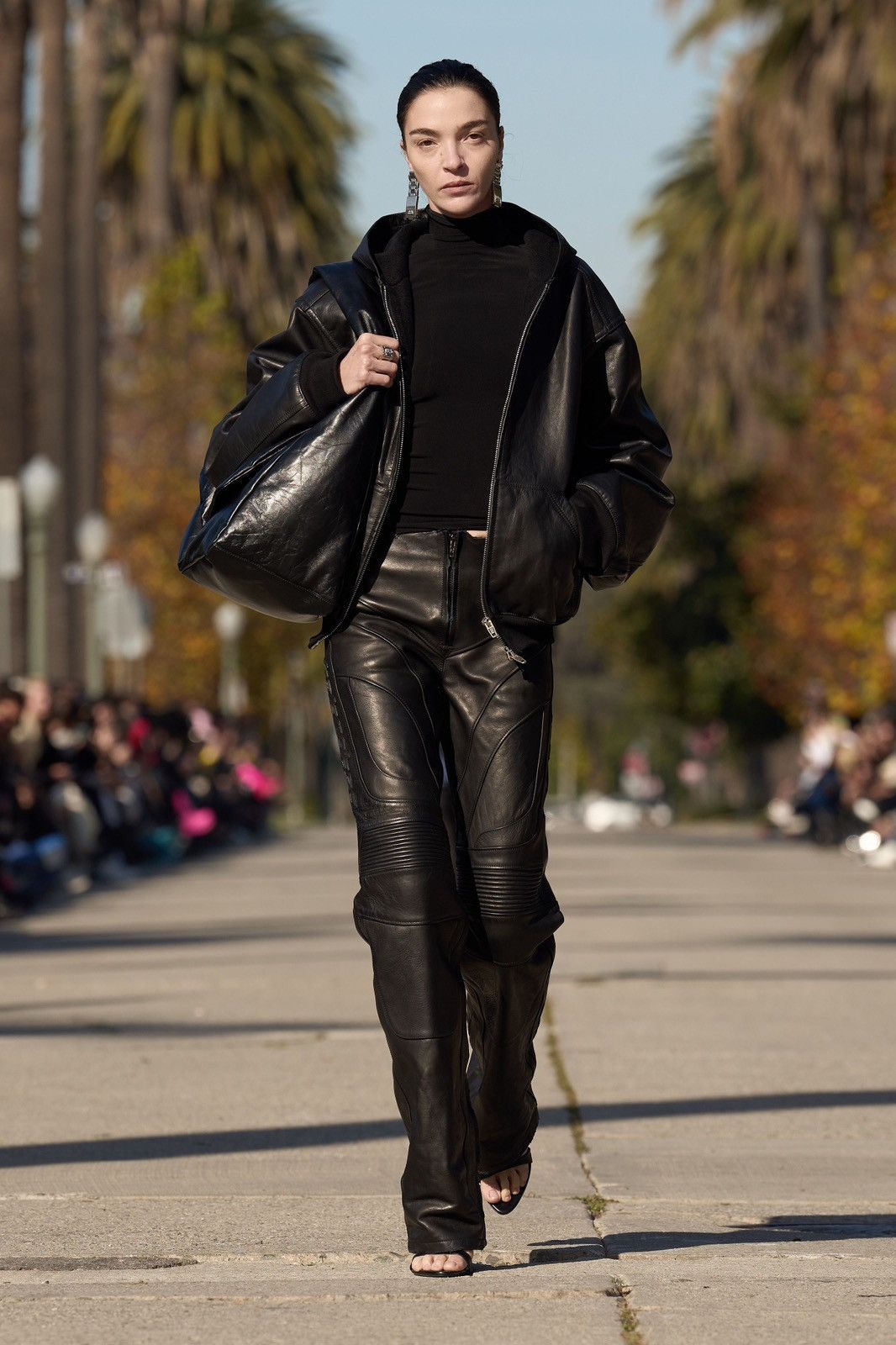 Balenciaga Baenciaga 24FW Low Waist Biker Leather Pants Size US 34 / EU 50 - 9 Thumbnail