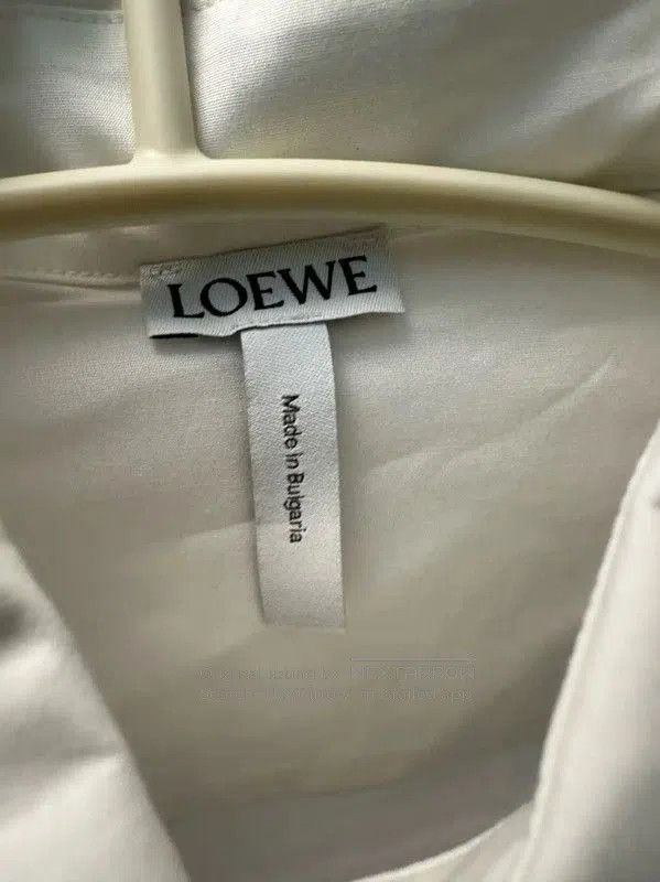 Loewe Loewe White Cotton Shirt for Women . Size S / US 4 / IT 40 - 3 Thumbnail