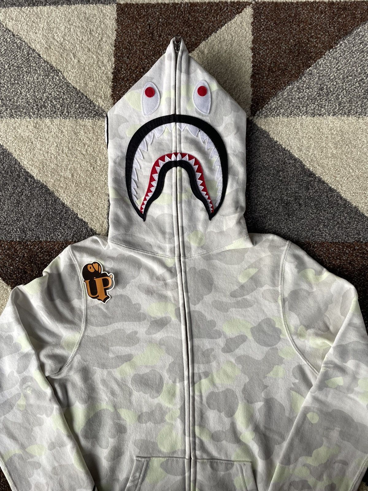 Bape Bape GITD City Camo Shark Fullzip Hoodie Size XS / US 0-2 / IT 36-38 - 2 Thumbnail