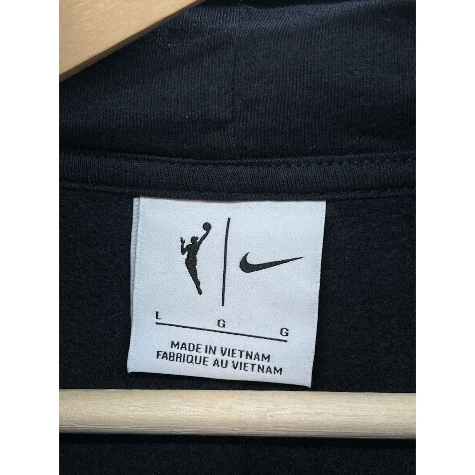 Nike Nike WNBA Logo Pullover Hoodie DR9596-010 Black/Orange Size L / US 10 / IT 46 - 3 Thumbnail