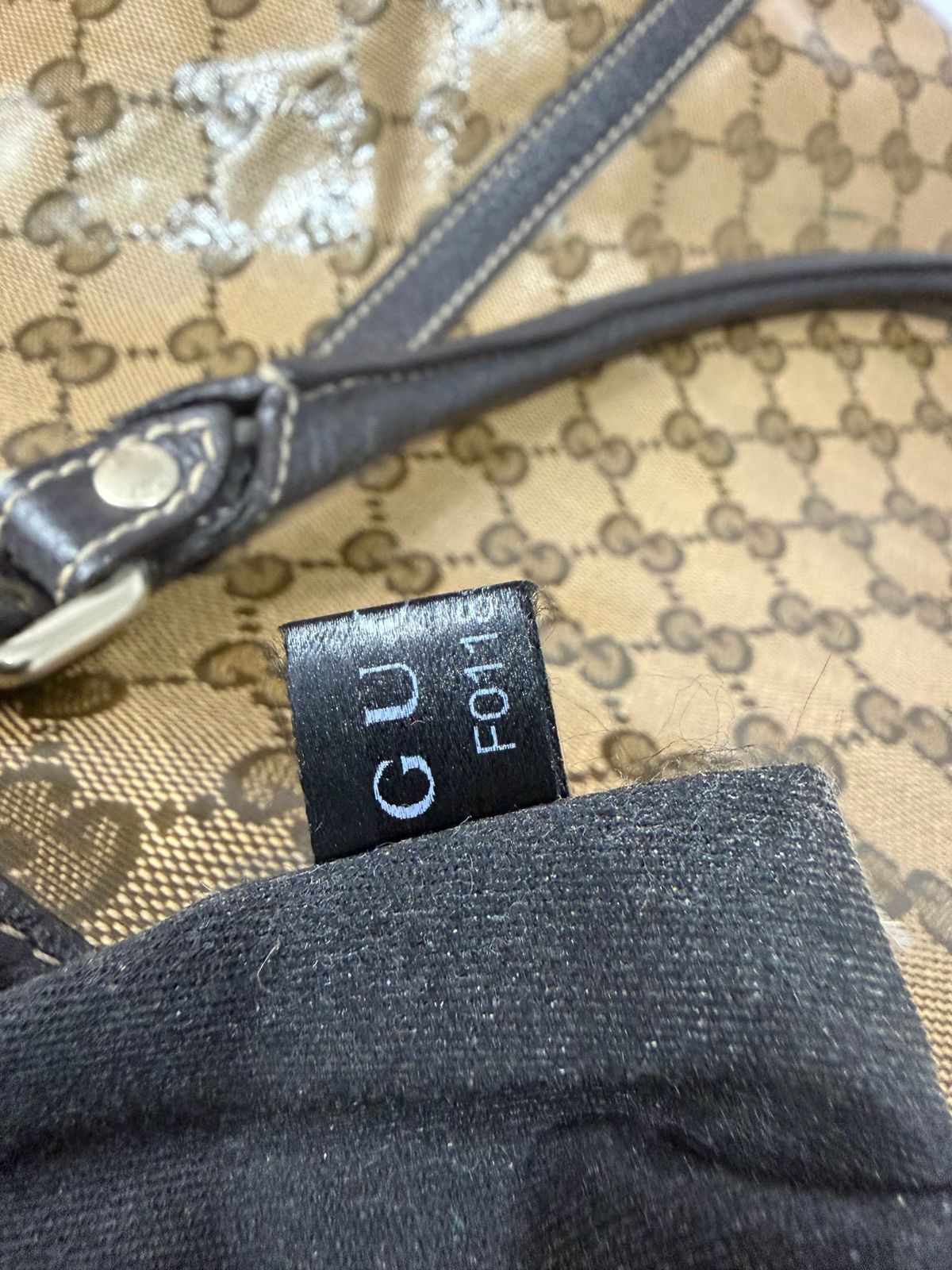 Gucci GUCCI GG Crystal Tote Bag Coated Canvas Outlet Beige Gold Size ONE SIZE - 10 Thumbnail