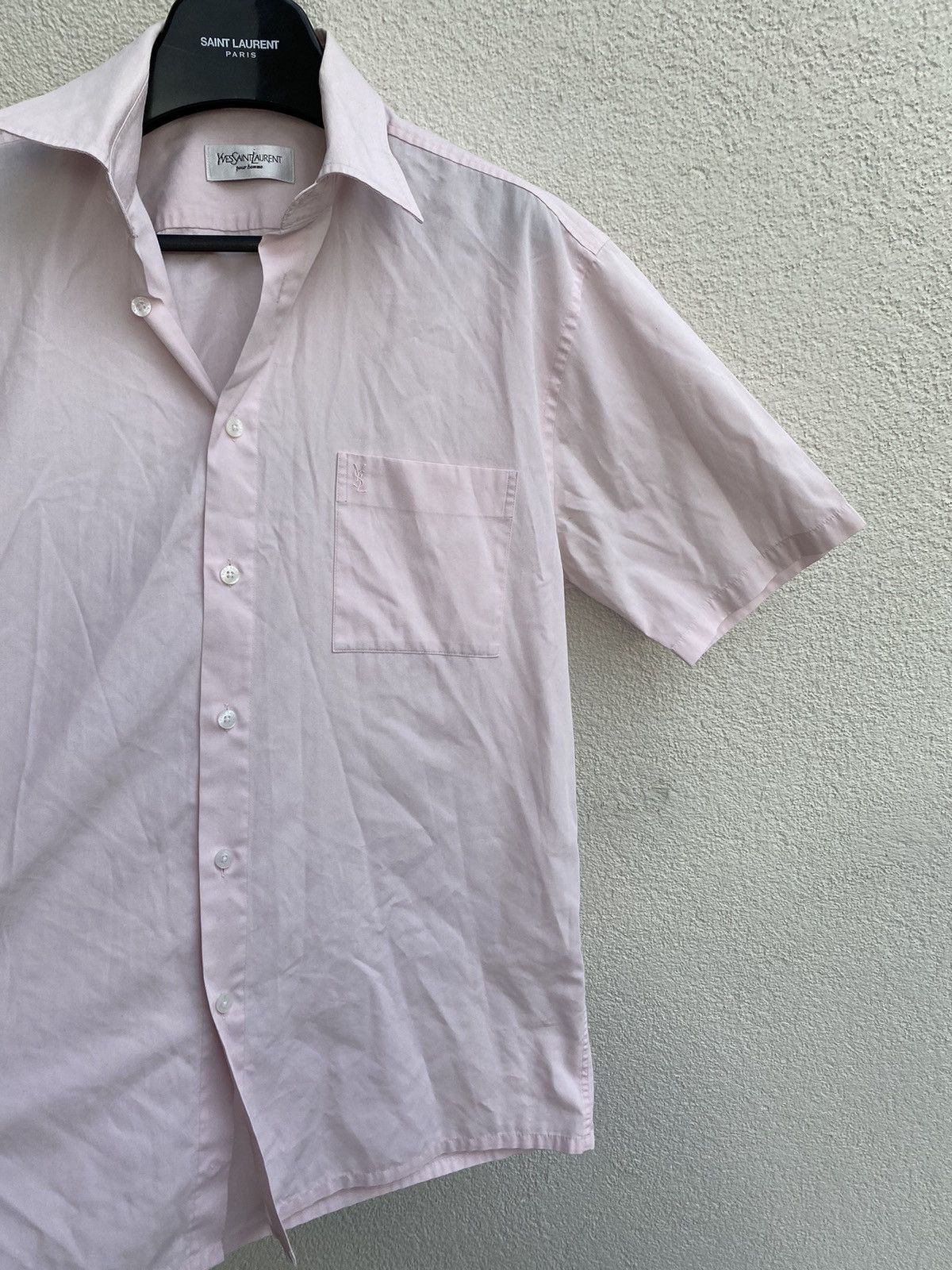 Yves Saint Laurent Summer YSL Shirt Pinky Size US L / EU 52-54 / 3 - 14 Thumbnail