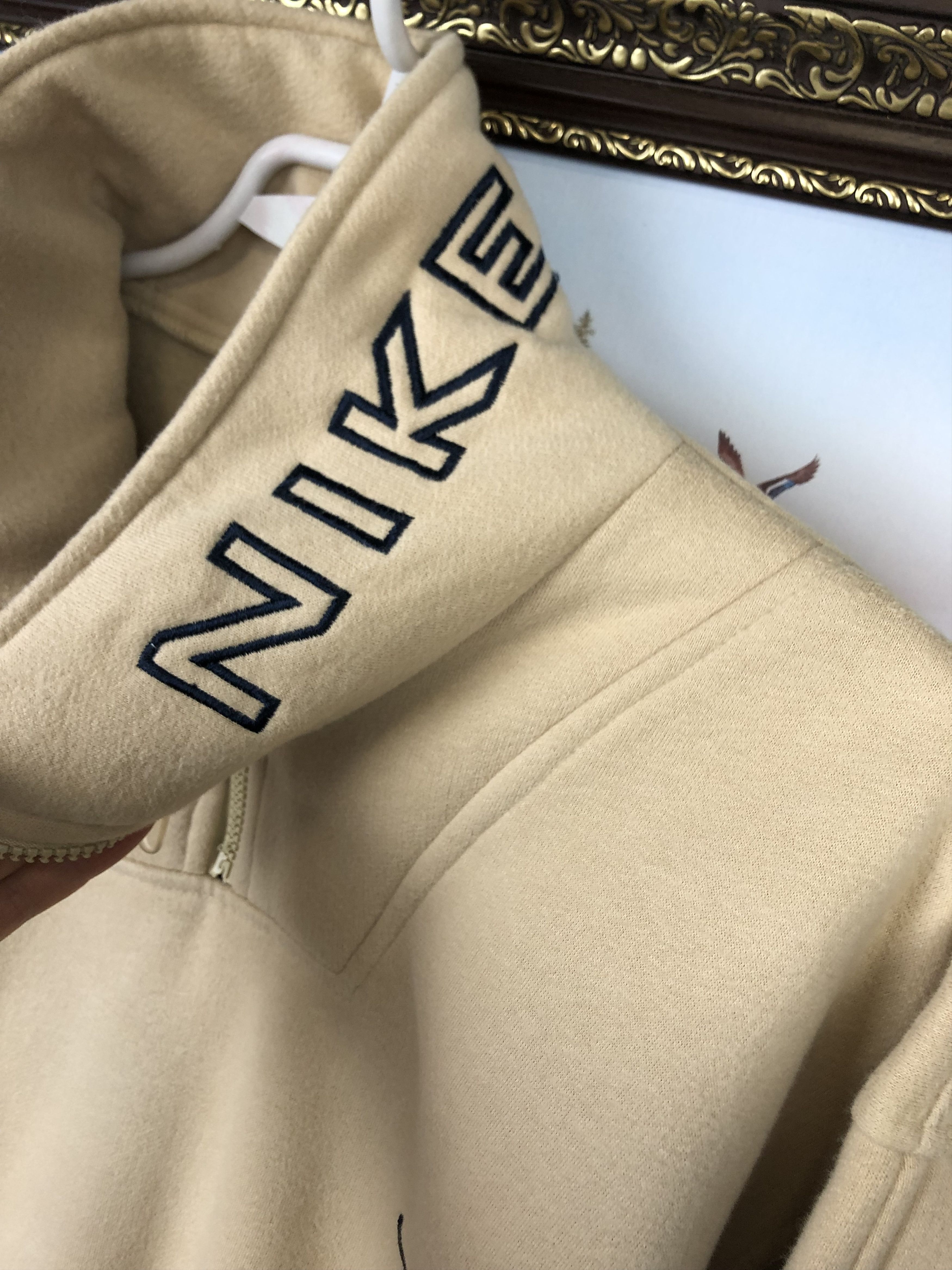 Nike Vintage Nike Sweatshirt Warm Big Swoosh Crewneck Mens Rare Size US XL / EU 56 / 4 - 5 Thumbnail