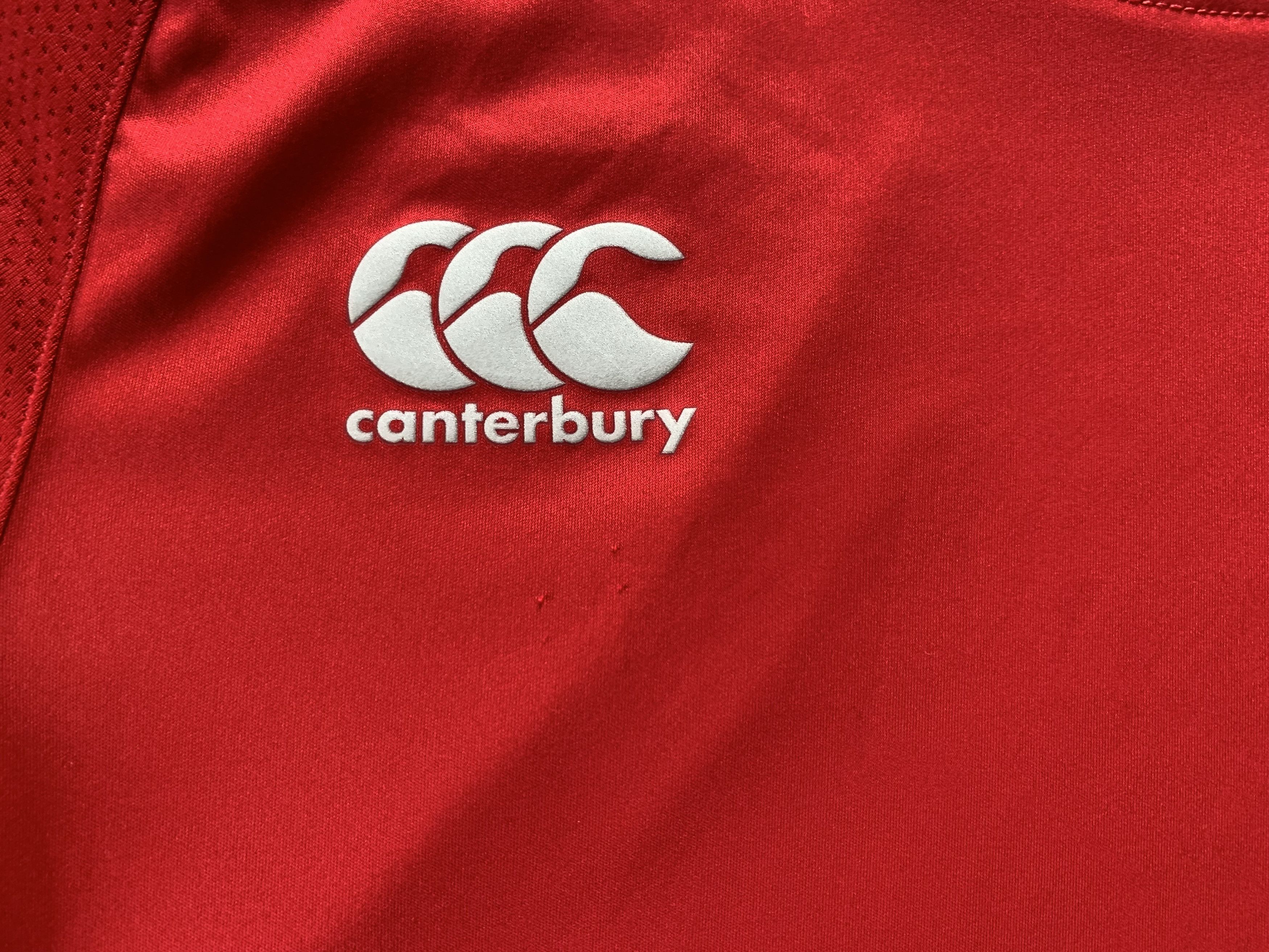 Canterbury of New Zealand Canterbury Rugby Red Training T Shirt Size US S / EU 44-46 / 1 - 5 Thumbnail
