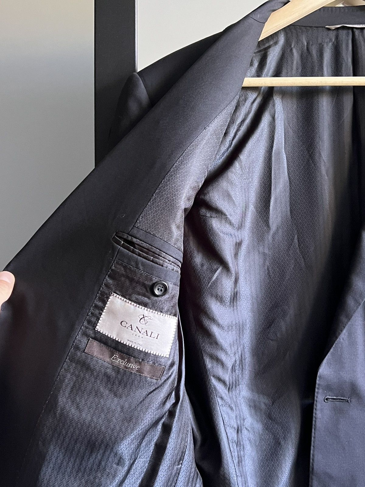 Canali Canali Exclusive Super 150’s Blazer 100% Lana Size 52R - 4 Thumbnail