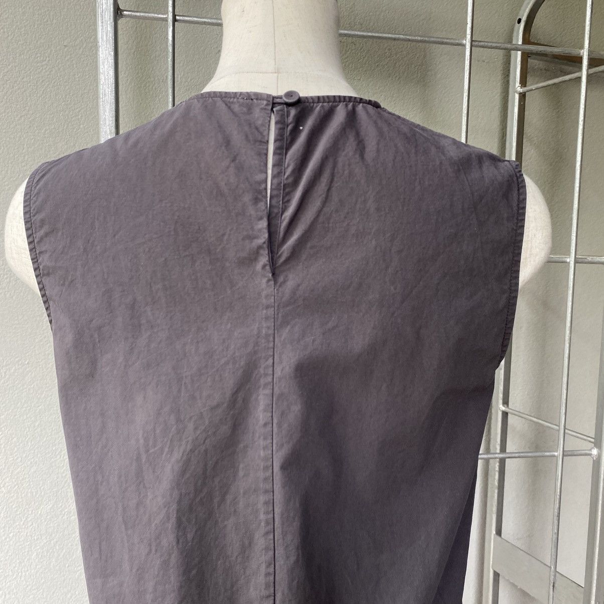 Acne Studios Acne Studios Brown Sleeveless Round Neck Top with Folded Hem Size XXS / US 00 / IT 34 - 22 Thumbnail
