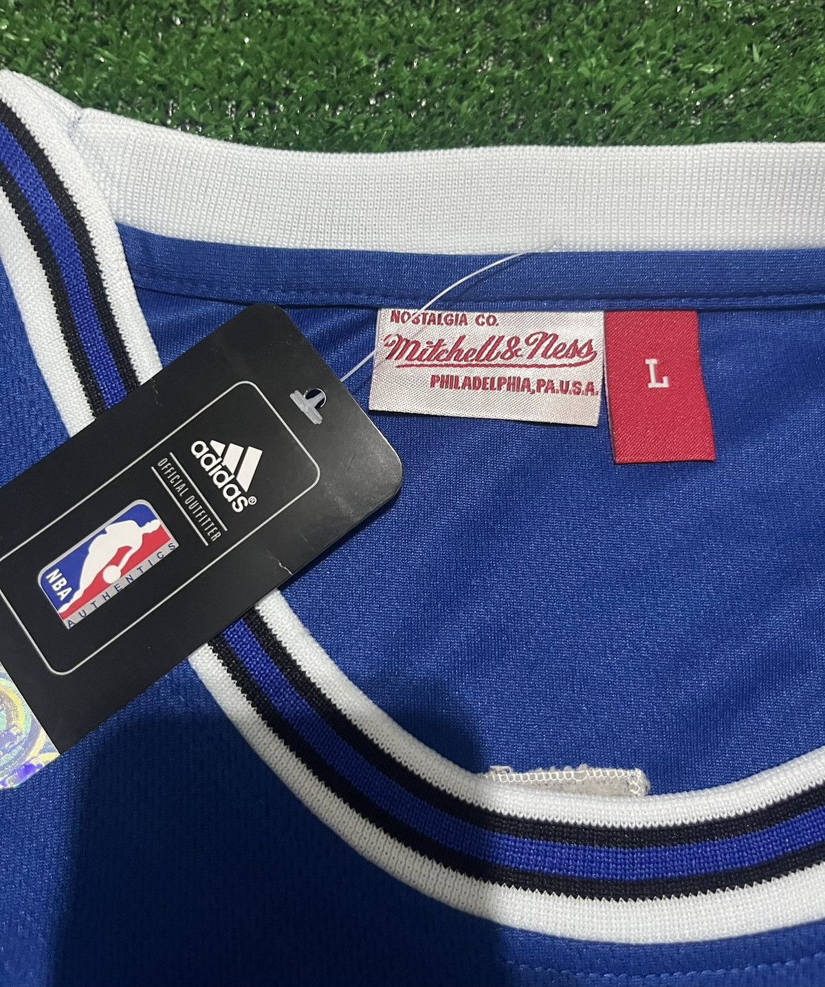 NBA Michael Jordan Bulls #23 Blue Jersey🏀M,L,XL Size US L / EU 52-54 / 3 - 5 Thumbnail