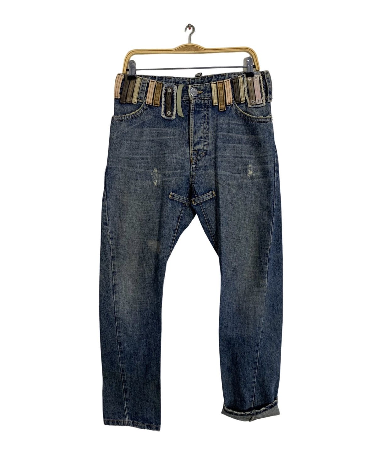 Dsquared2 Rare Dsquared2 DC/DC Denim Jeans Multicolor Hook Waist Size US 31 - 2 Thumbnail