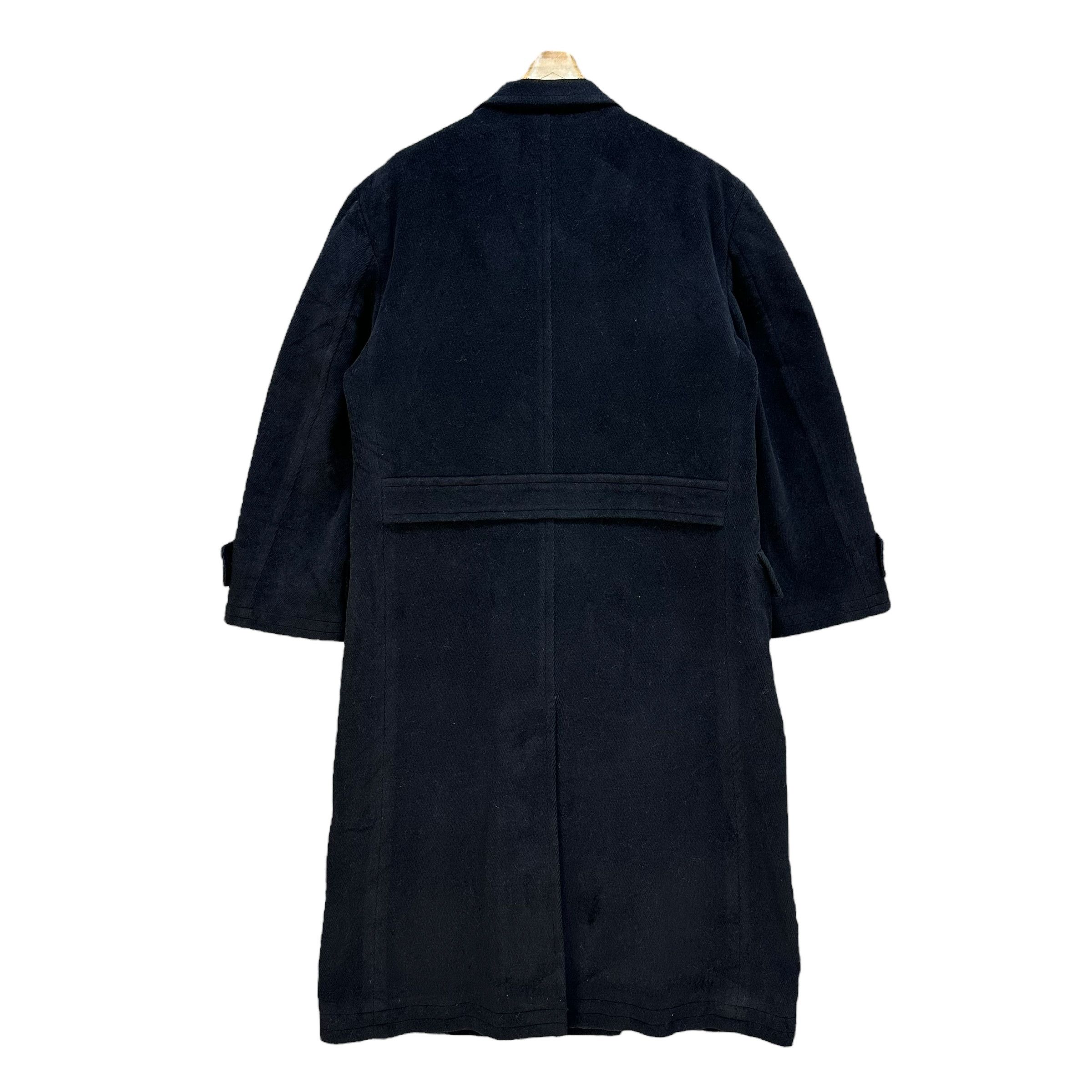 Japanese Brand HOMME DE NUIT Tokio Kumagai Double Breast Long Coat A64-1546 Size US L / EU 52-54 / 3 - 12 Thumbnail