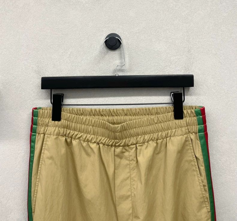 Gucci Gucci Red and green striped khaki trousers on the side 2502 Size US 32 / EU 48 - 4 Thumbnail