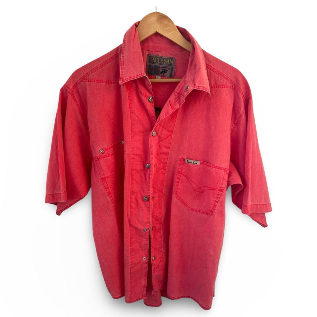 Vintage Uncle Sam denim shirt #472 Size US M / EU 48-50 / 2 - 1 Thumbnail