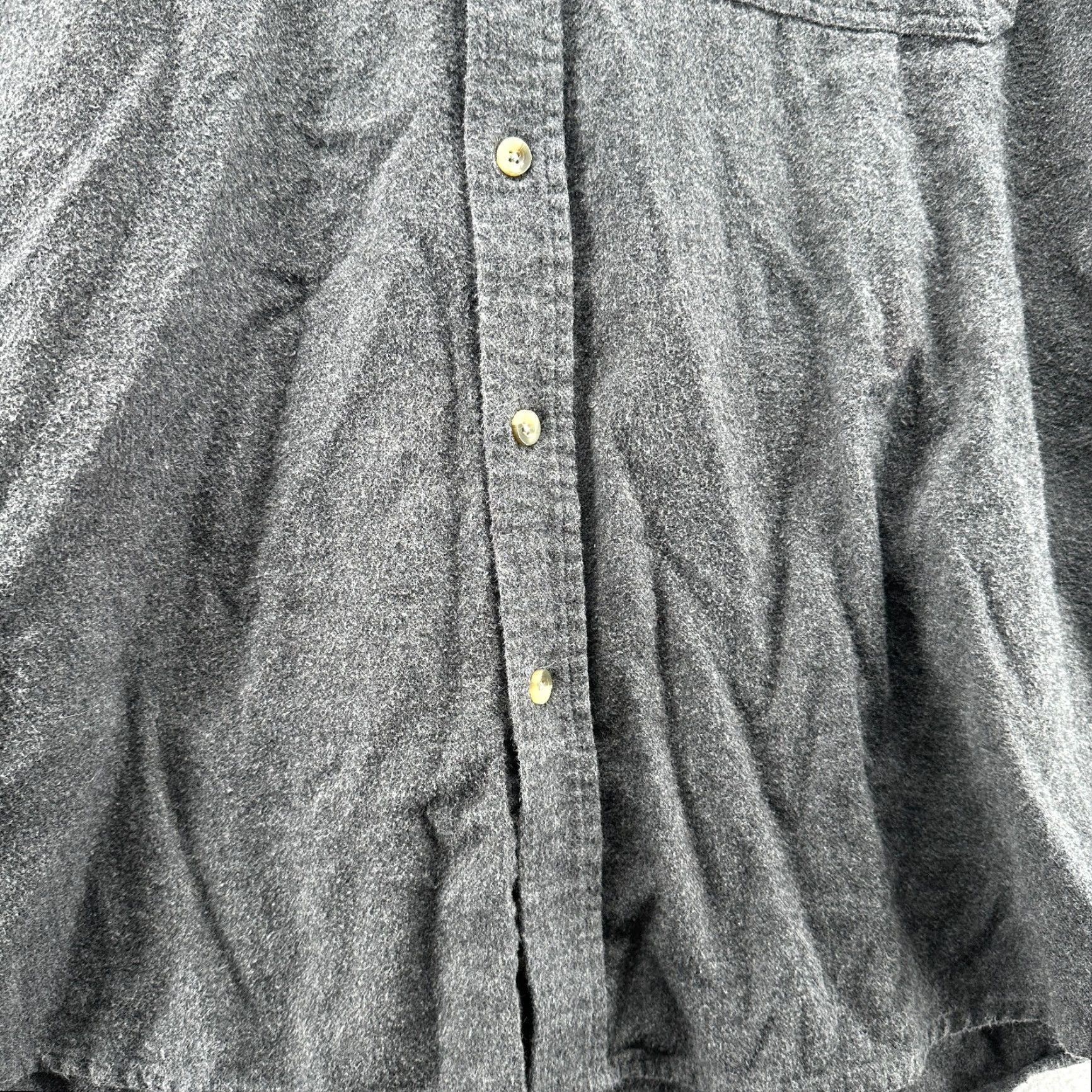 Vintage CQR Button-Up Shirt Gray Men's 2XL Long Sleeve Collared Cotton Pockets Size US XXL / EU 58 / 5 - 5 Thumbnail