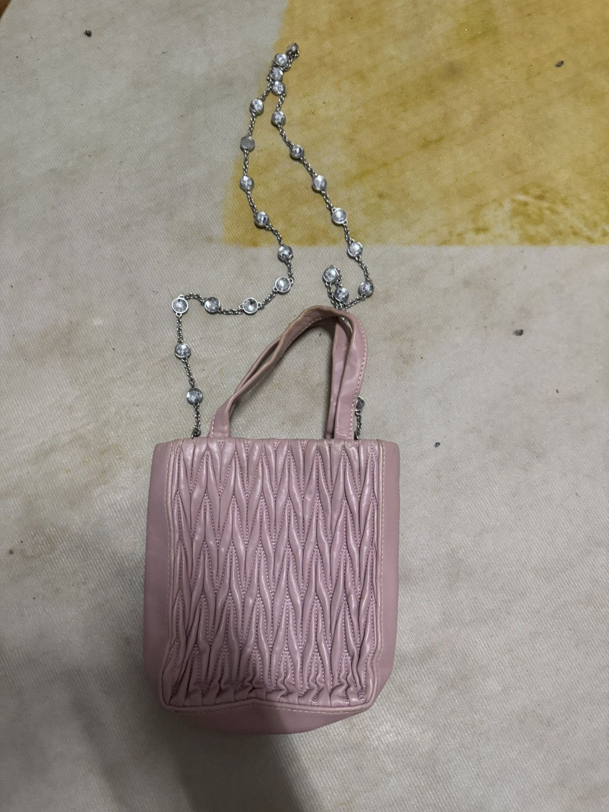 Miu Miu Miu miu crystal leather handbag Size ONE SIZE - 9 Thumbnail
