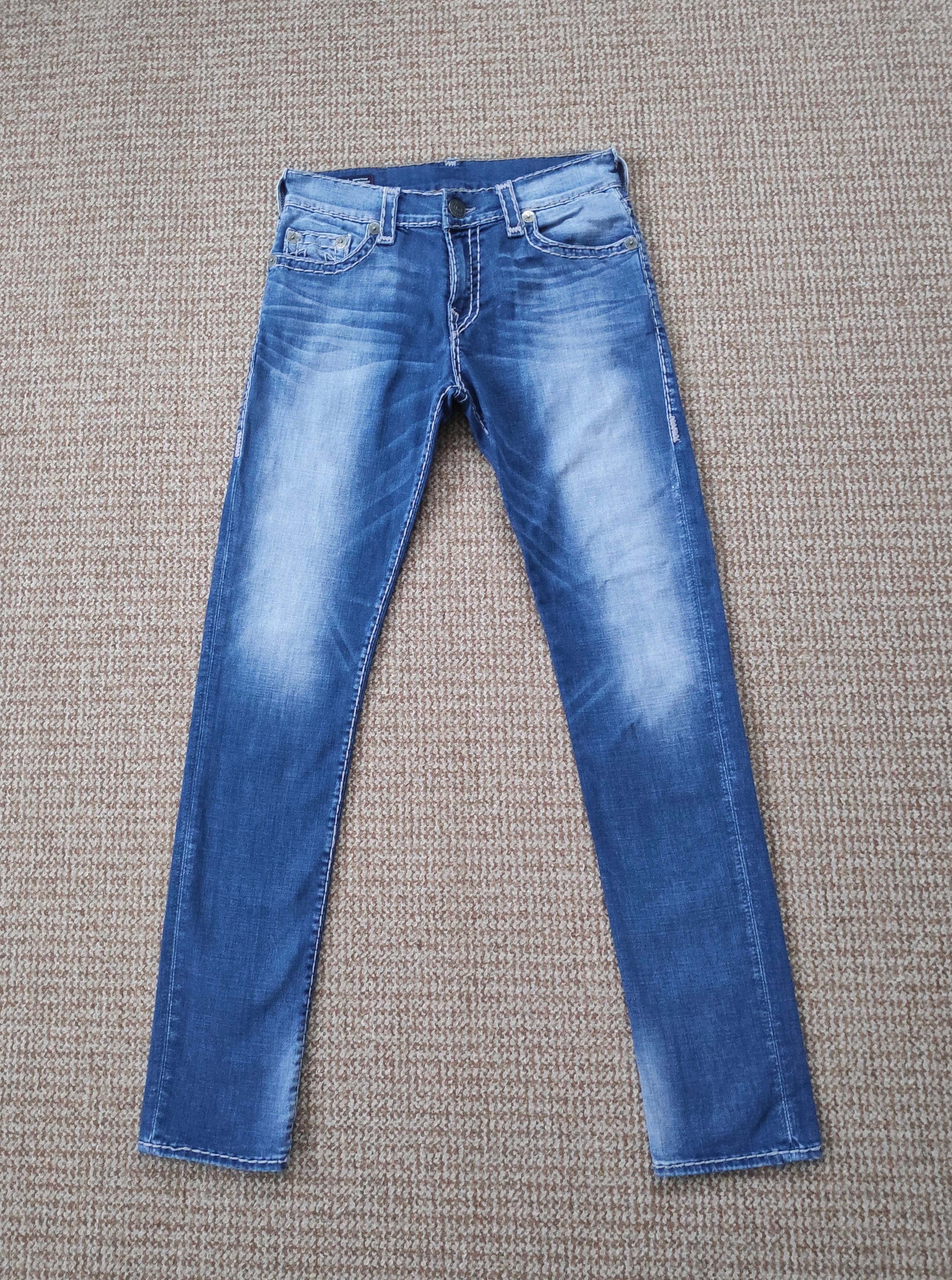 True Religion True Religion Rocco Relaxed Skinny Denim Jeans made in USA Size US 31 - 3 Thumbnail