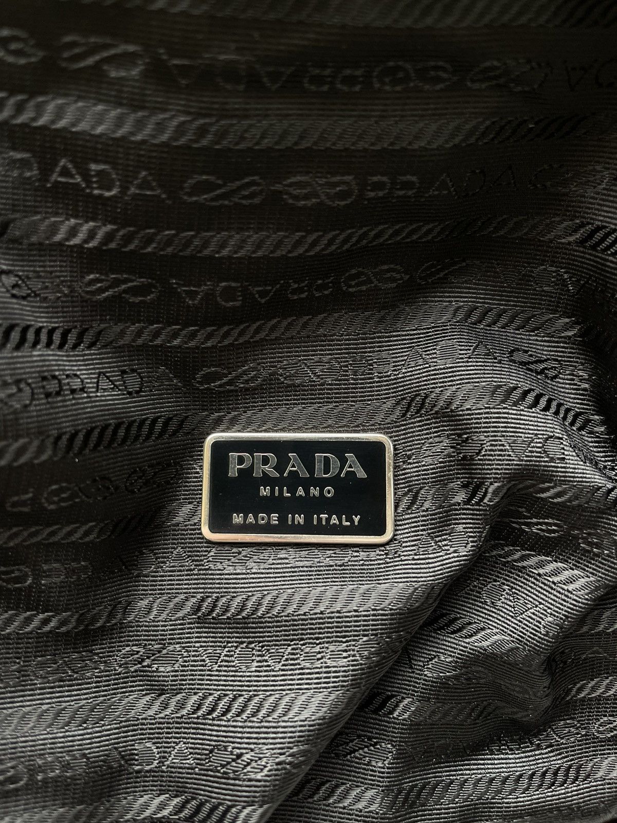 Prada 🖤 Prada Nylon Leather 2 way Duffle Bag w/ Lock & Charms 🖤 Size ONE SIZE - 7 Thumbnail