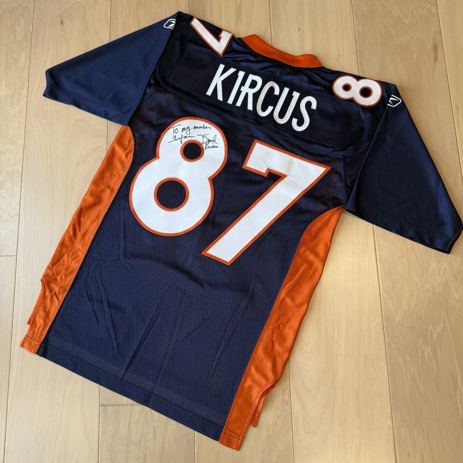 Reebok David Kircus Denver Broncos Jersey Small Navy Reebok NFL Size US S / EU 44-46 / 1 - 10 Thumbnail