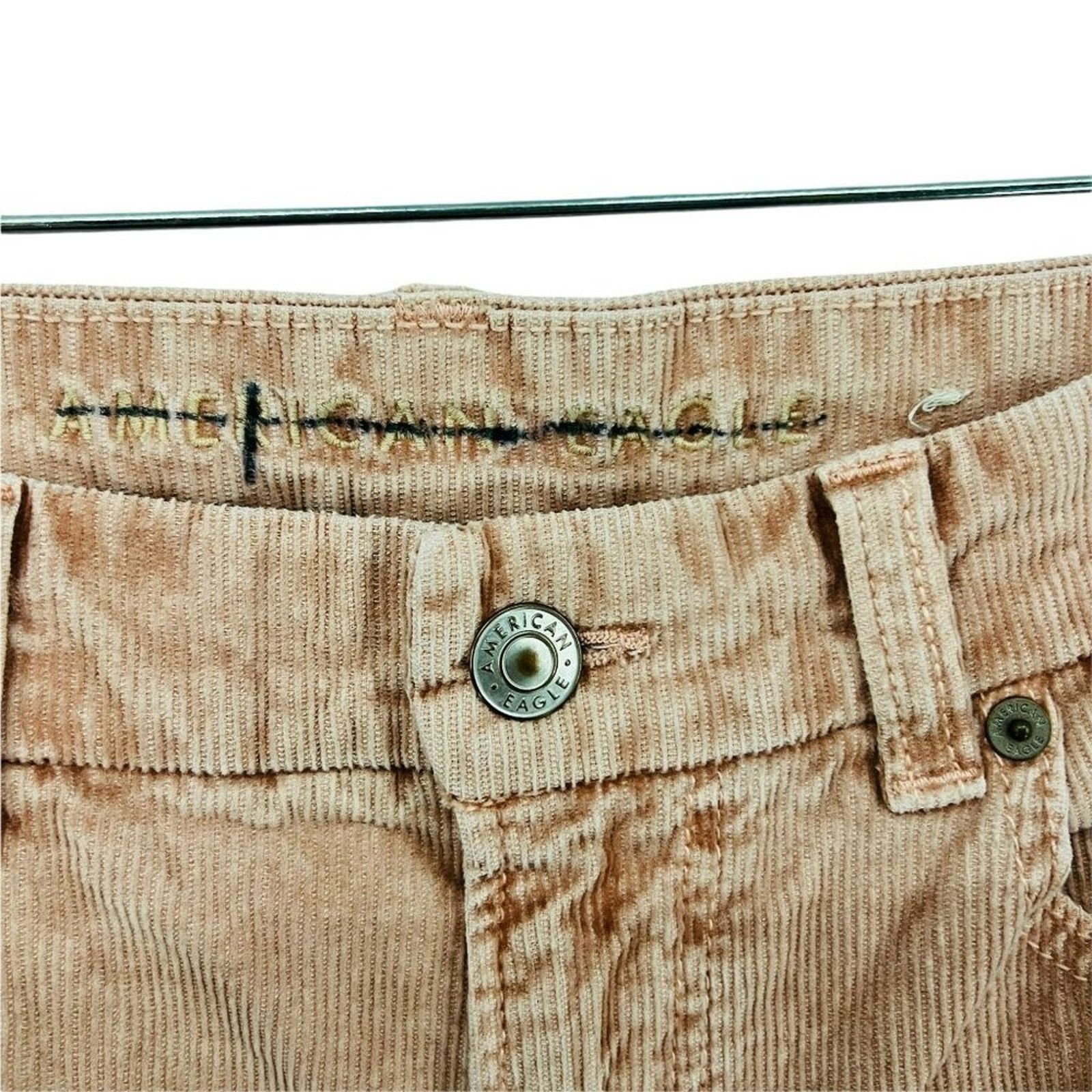 American Eagle Outfitters American Eagle Women's Super Stretch Corduroy Curvy Mom Size 34" / US 12 / IT 48 - 4 Thumbnail