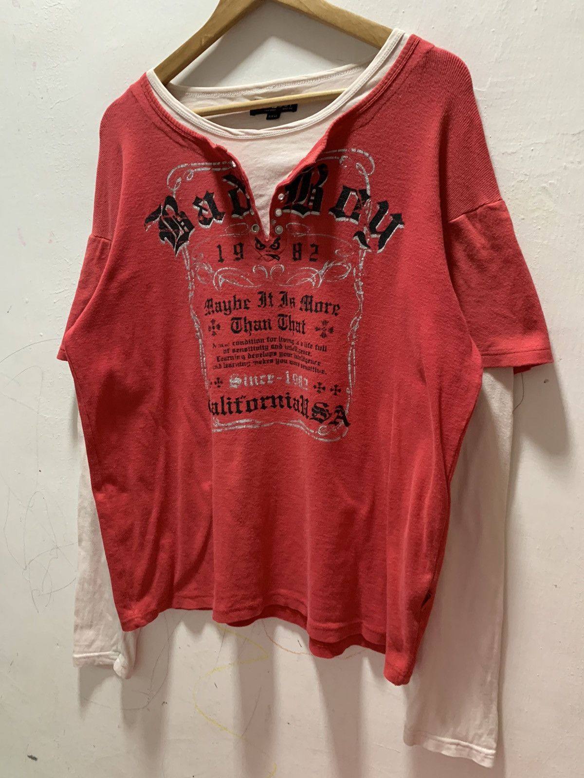 Japanese Brand Badboy Seditionaries Poem Cyber Gothic Punk DoubleLayer Size US XXL / EU 58 / 5 - 5 Thumbnail