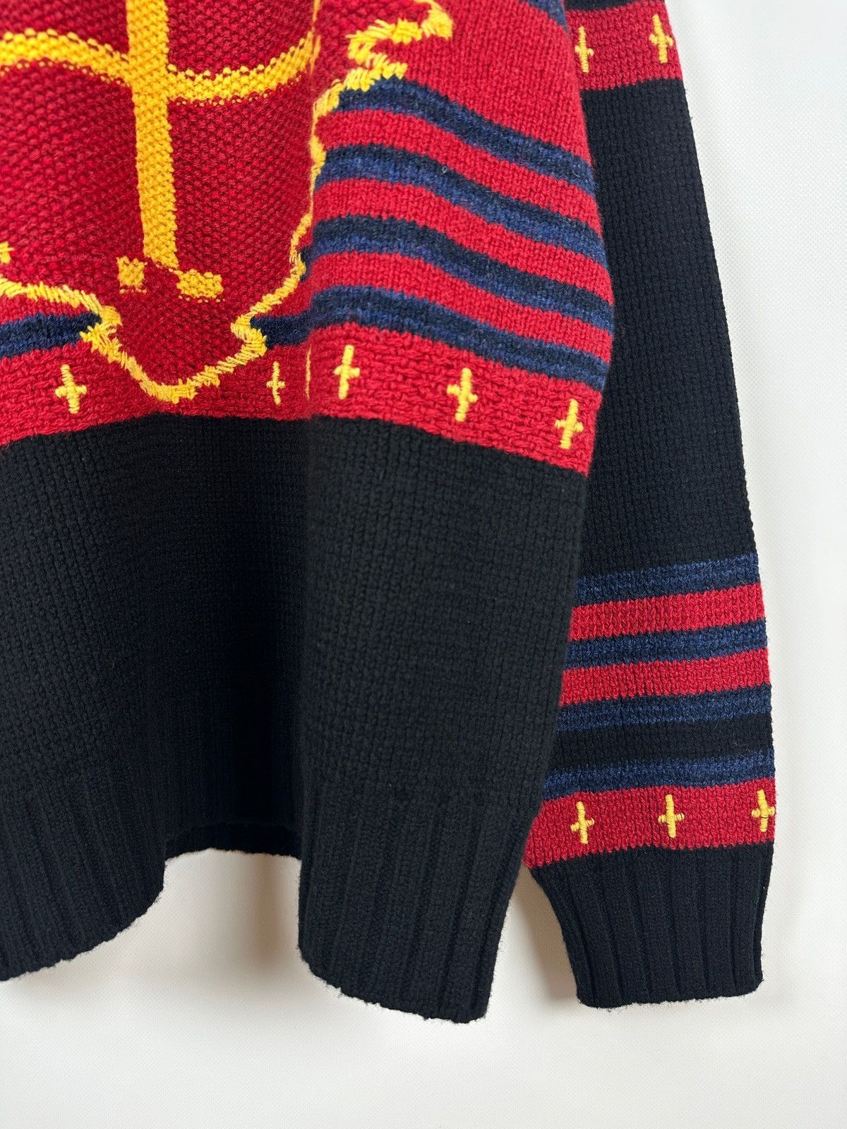 Polo Ralph Lauren Polo Ralph Lauren x Naiomi Glasses Wool/Cashmere Sweater Size US XXL / EU 58 / 5 - 9 Thumbnail