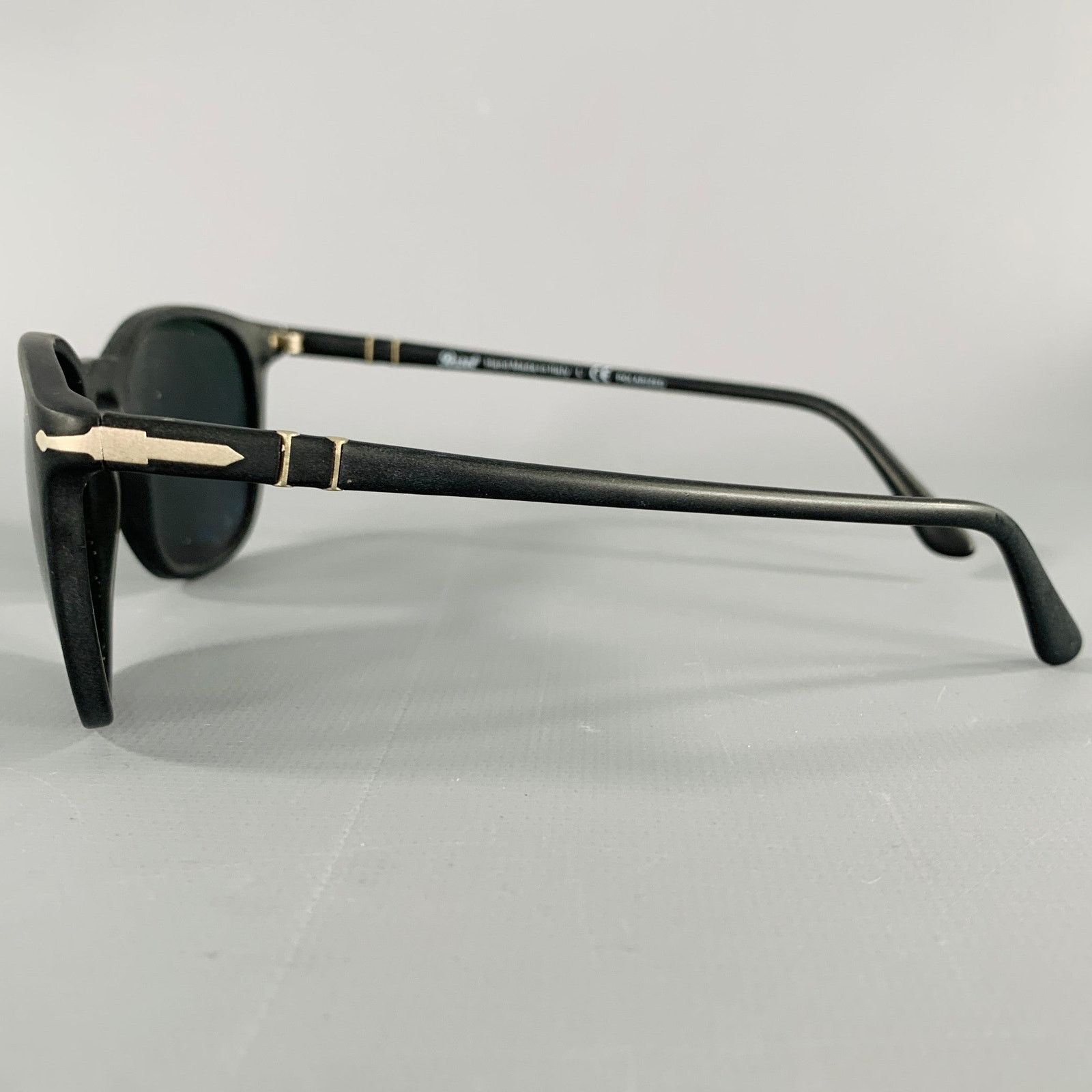 Persol PERSOL Black Silver Acetate Sunglasses Size ONE SIZE - 4 Thumbnail