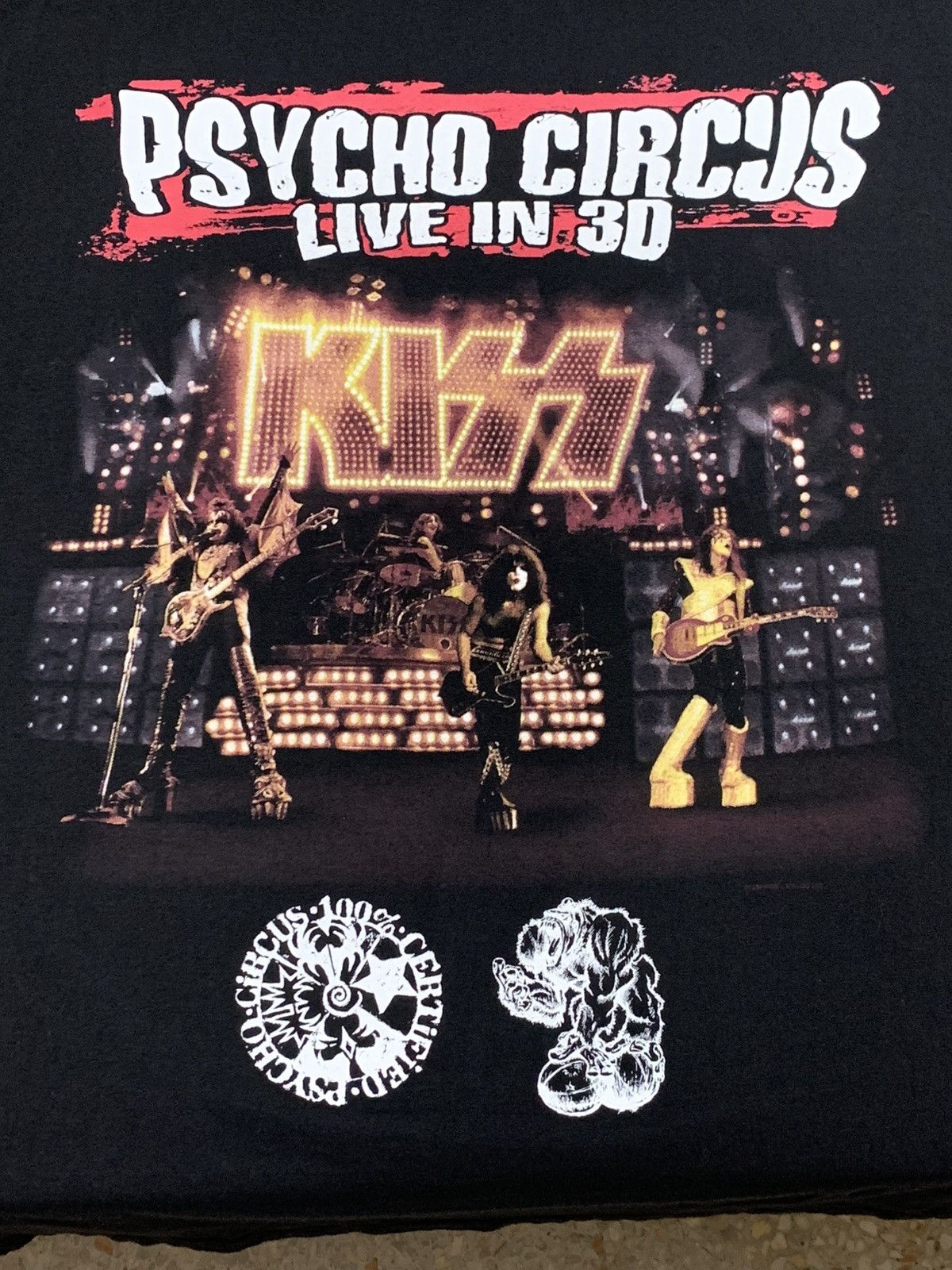 KISS 🛒 Kiss – Psycho Circus Live in 3D 90s Shirt Size US XL / EU 56 / 4 - 8 Thumbnail