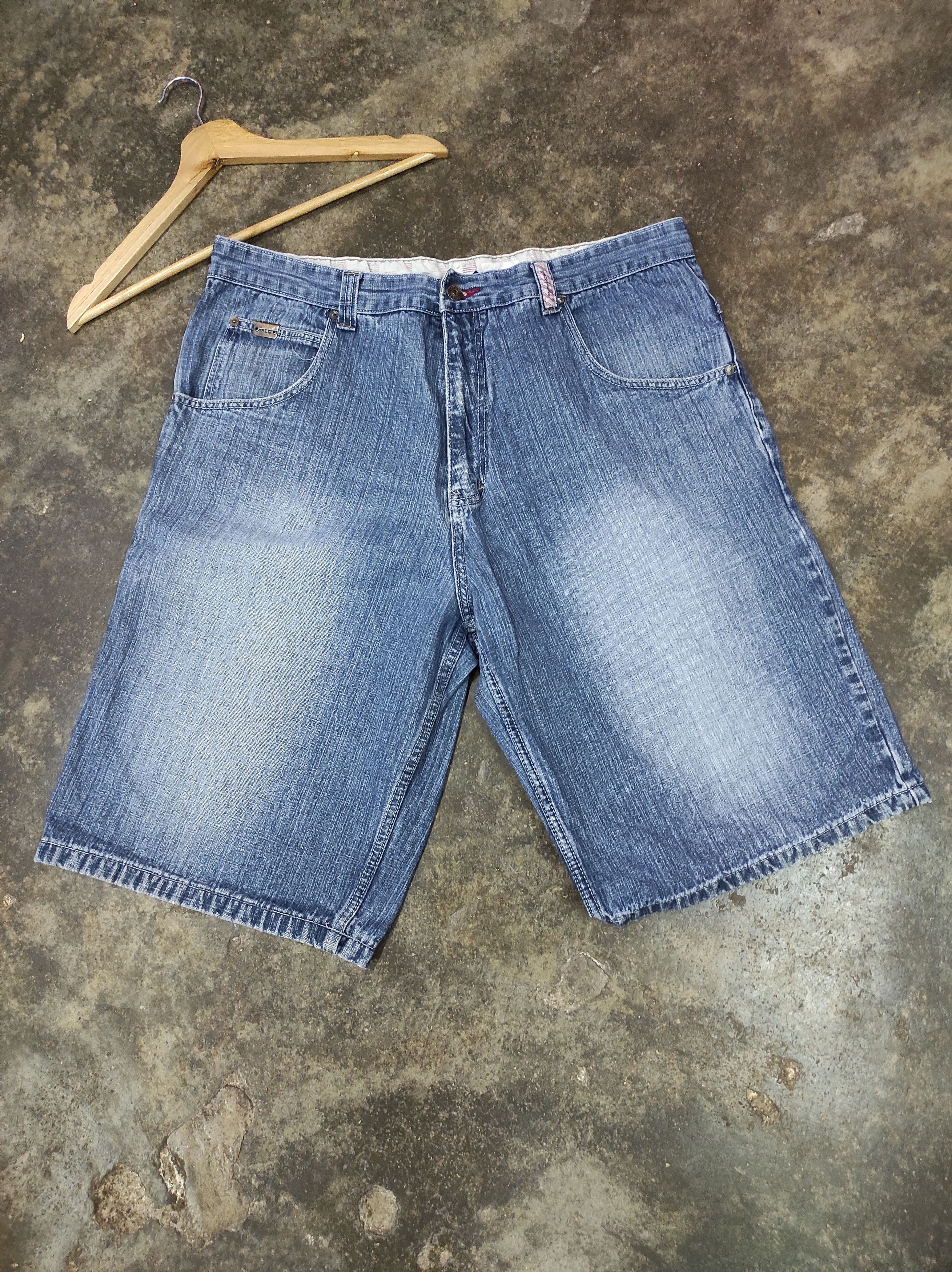 Vintage PACO JEANS BAGGY DENIM SHORT PANTS Size US 40 / EU 56 - 3 Thumbnail