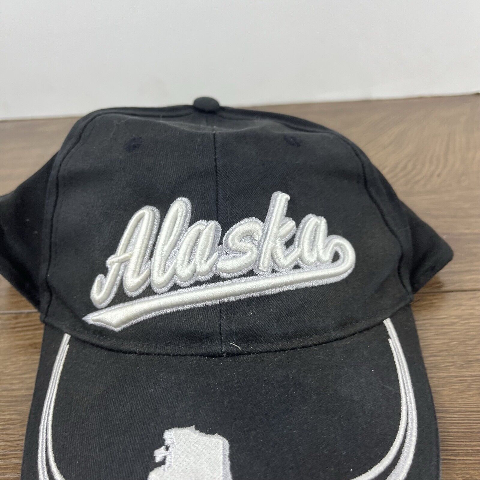 Other Alaska Hat Alaska State Black Hat Adjustable Adult Fit Hat B Size ONE SIZE - 7 Thumbnail