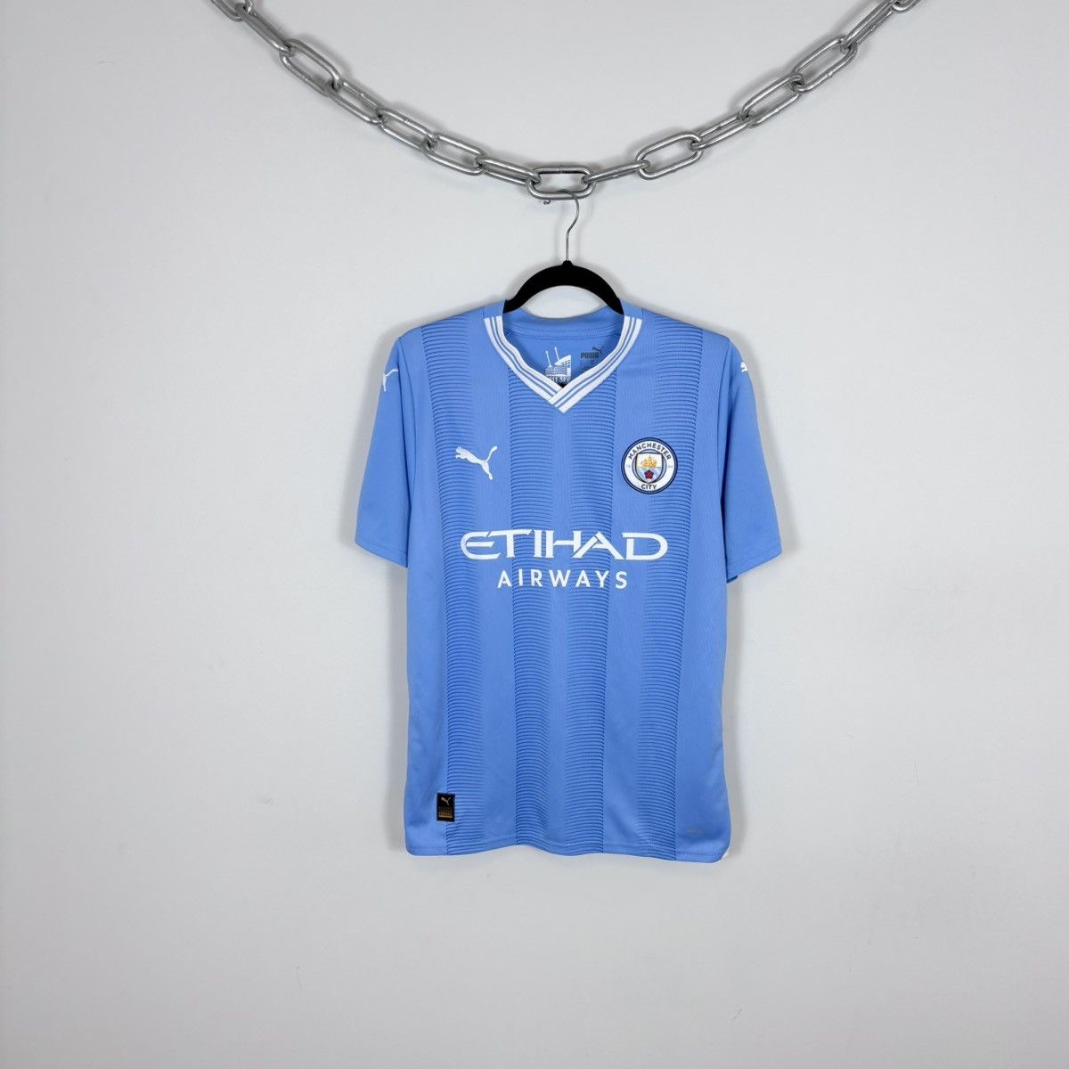 Puma Puma Manchester City 2023/24 Home Kit Football Soccer Jersey Size US M / EU 48-50 / 2 - 1 Thumbnail